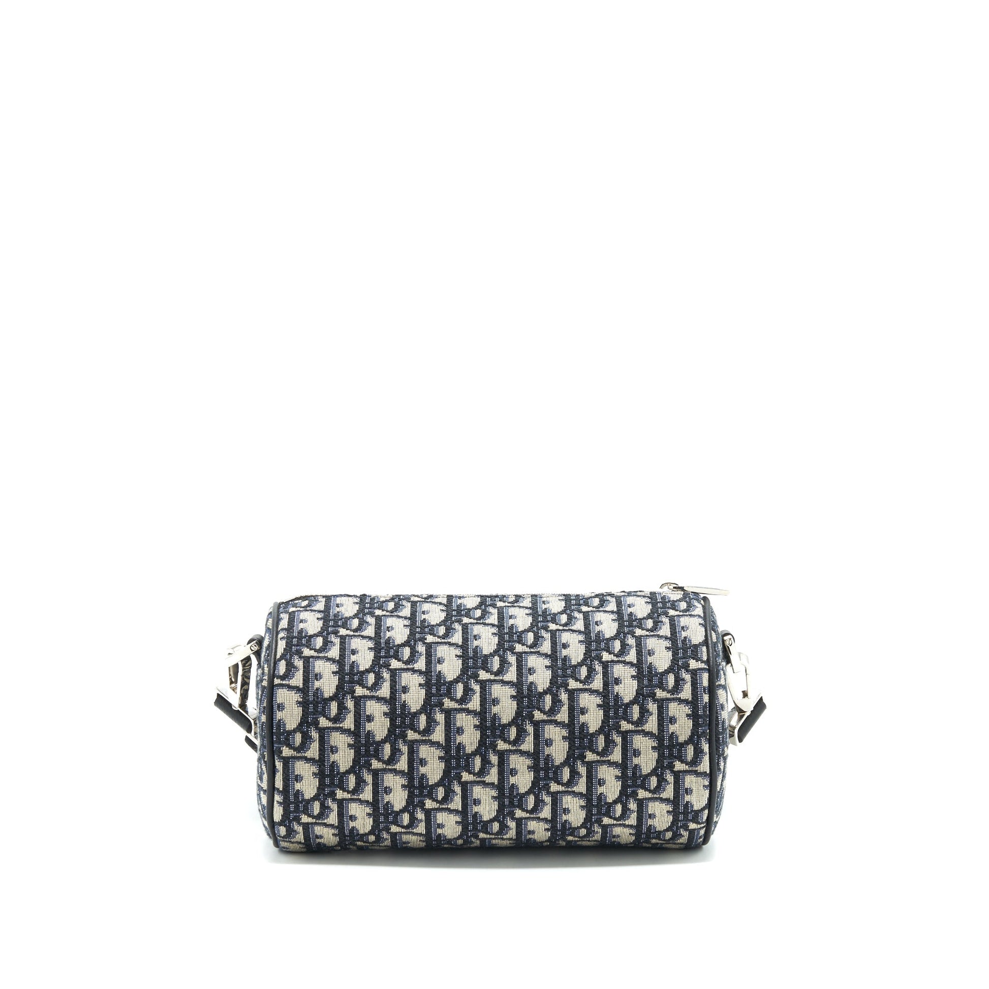 Dior Oblique Messenger Roller Purse Handbag Blue Travel Bag