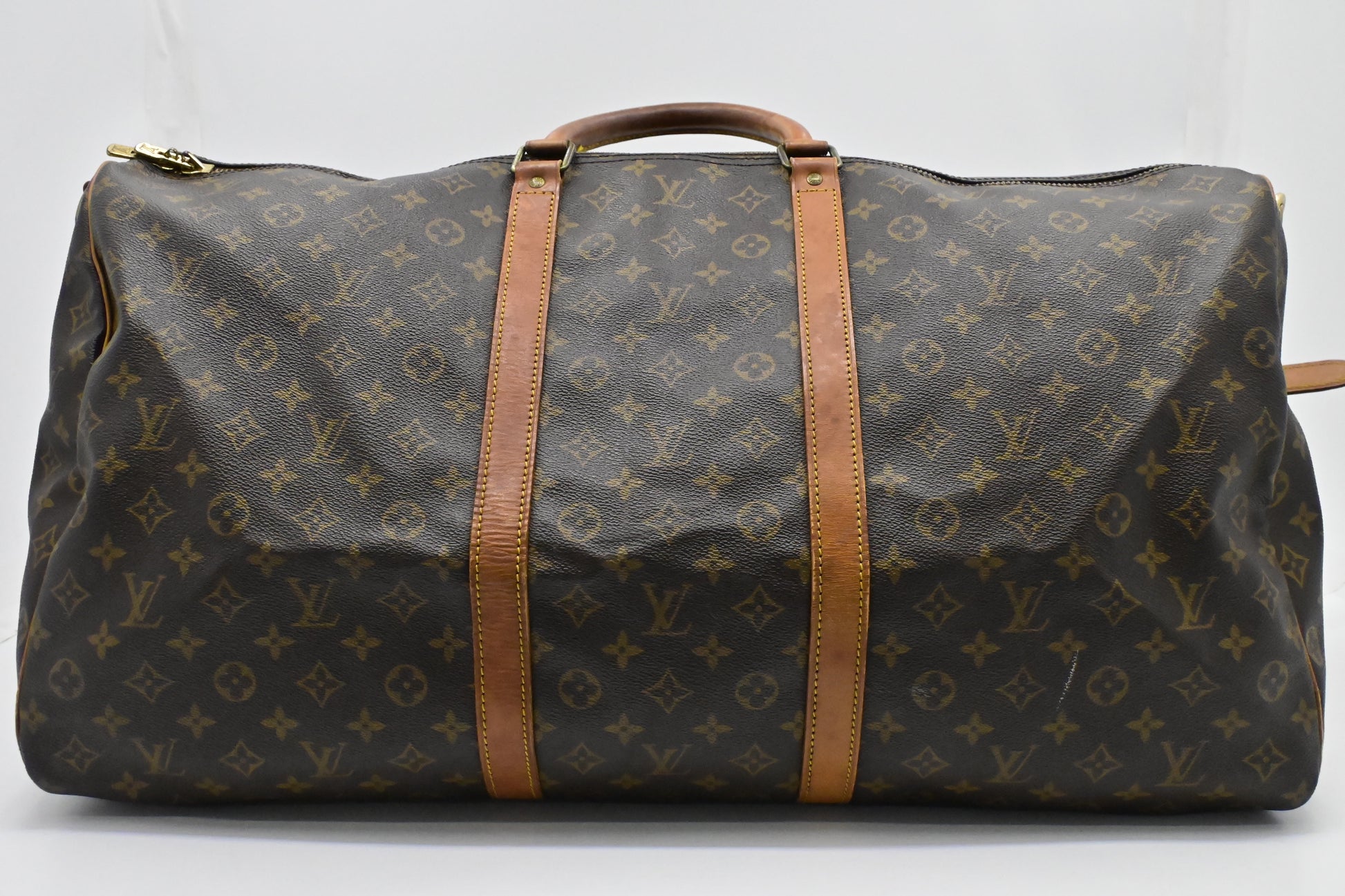 Louis Vuitton Keepall 60 Bandouliere Monogram Canvas Travel Bag