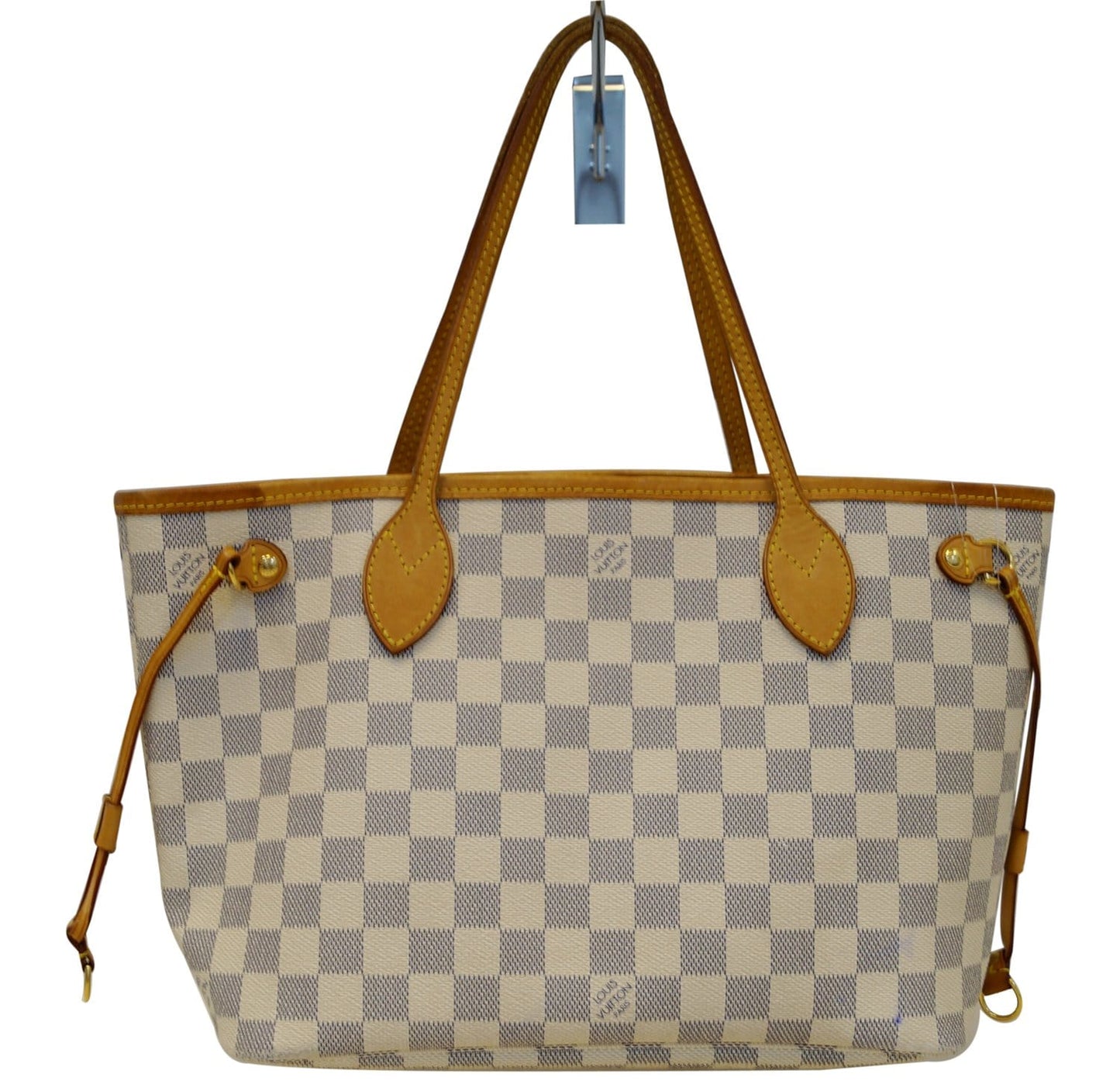 Louis Damier Azur Neverfull Pm Tote Bag Shoulder Bag