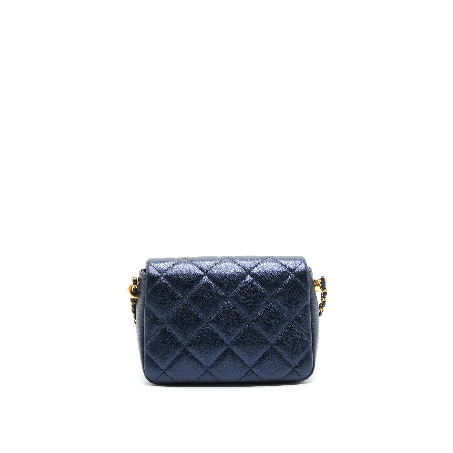 Chanel 21K My Perfect Flap Caviar GHW Black Shoulder Bag Ghw Microchip