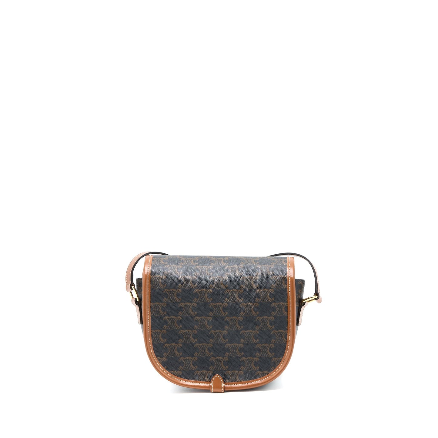 Celine Folco Triomphe Purse Handbag Canvas Medium Travel Bag