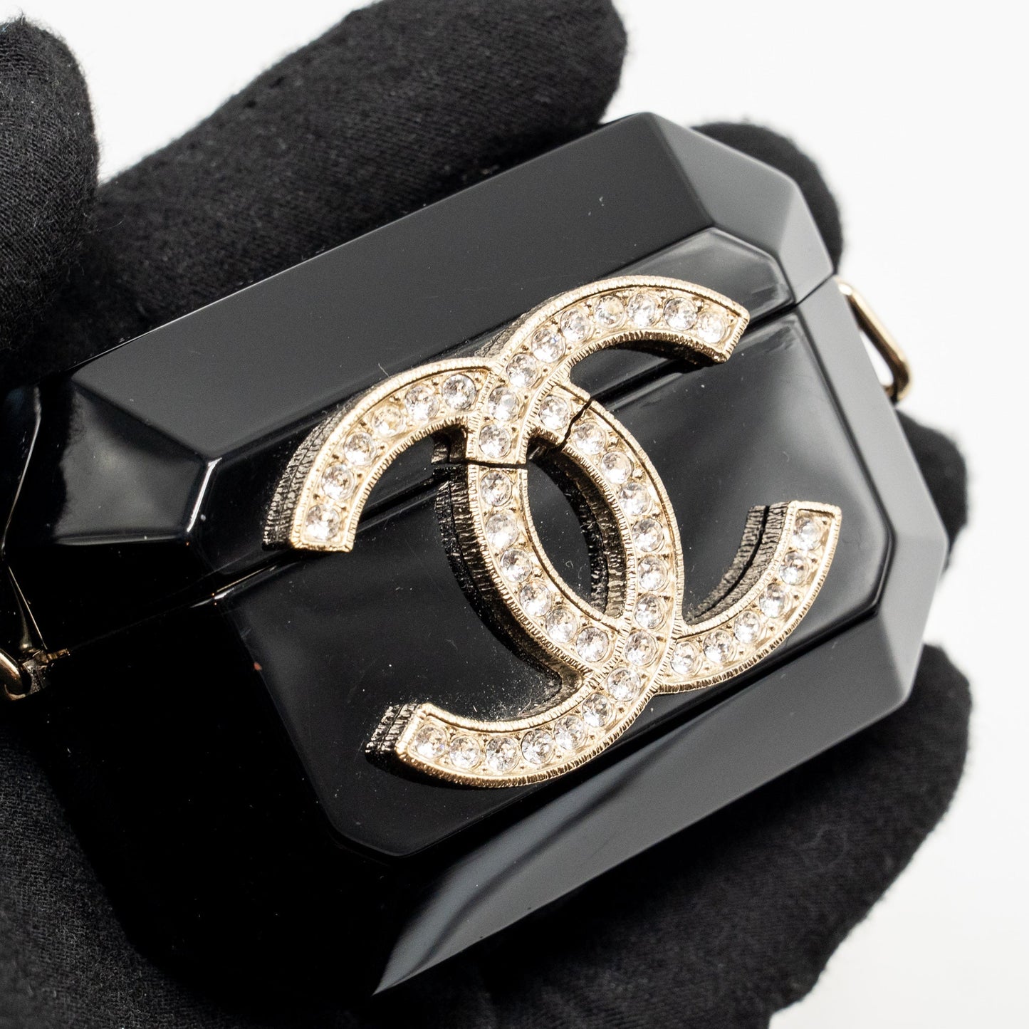 Chanel AirPods Pearl LGHW Black Handbag Black Lghw
