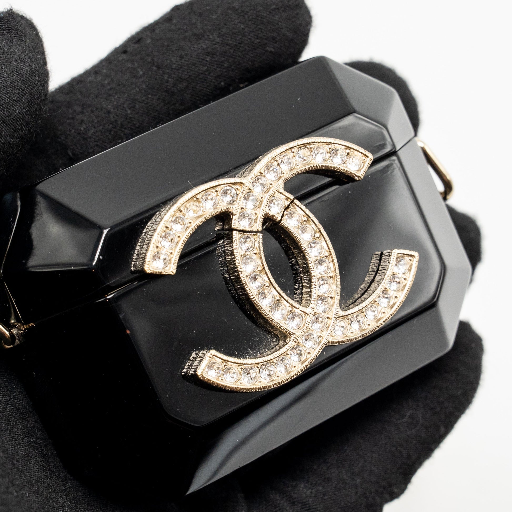 Chanel AirPods Pearl LGHW Black Handbag Black Lghw