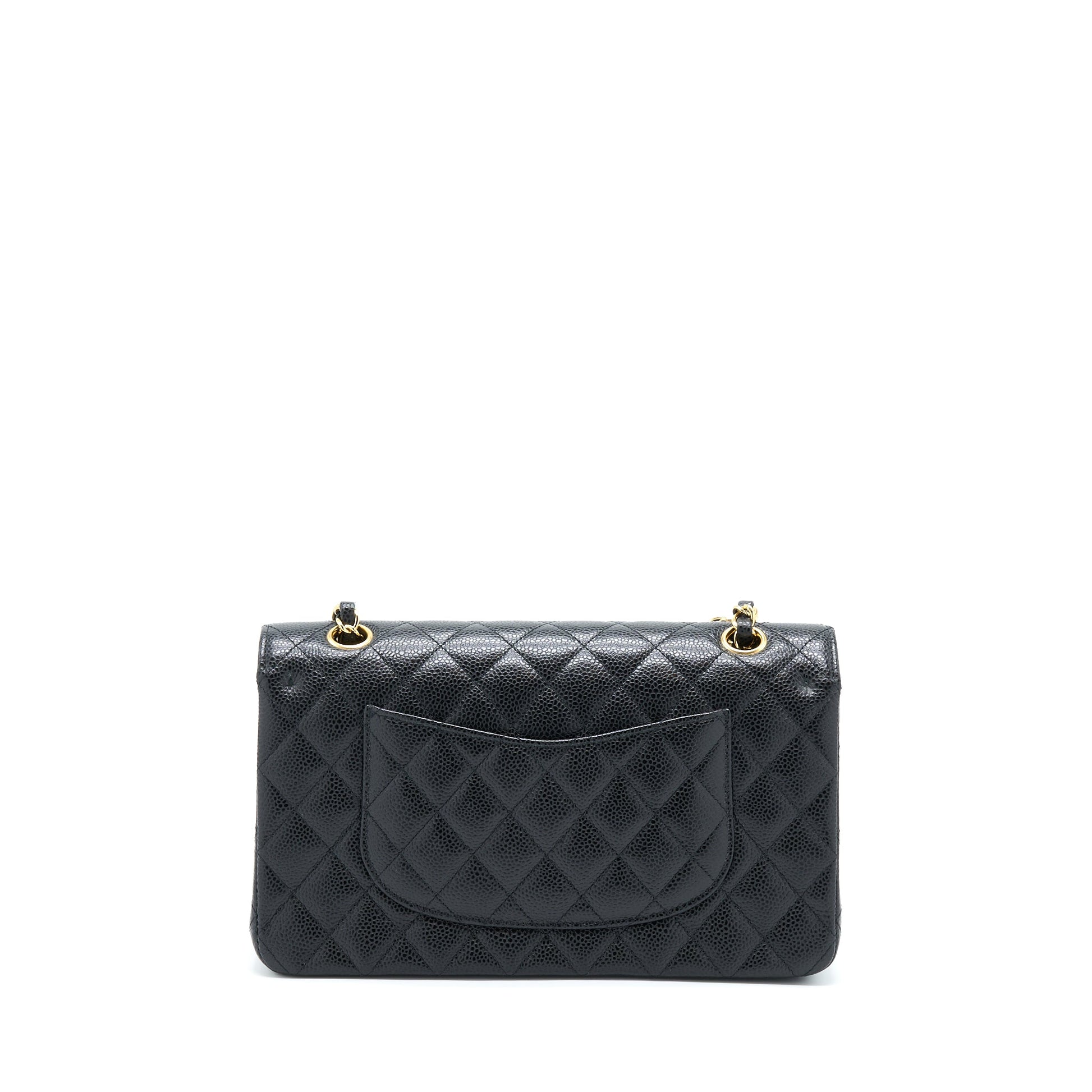 Chanel Classic Flap Caviar GHW Black Shoulder Bag Ghw 3