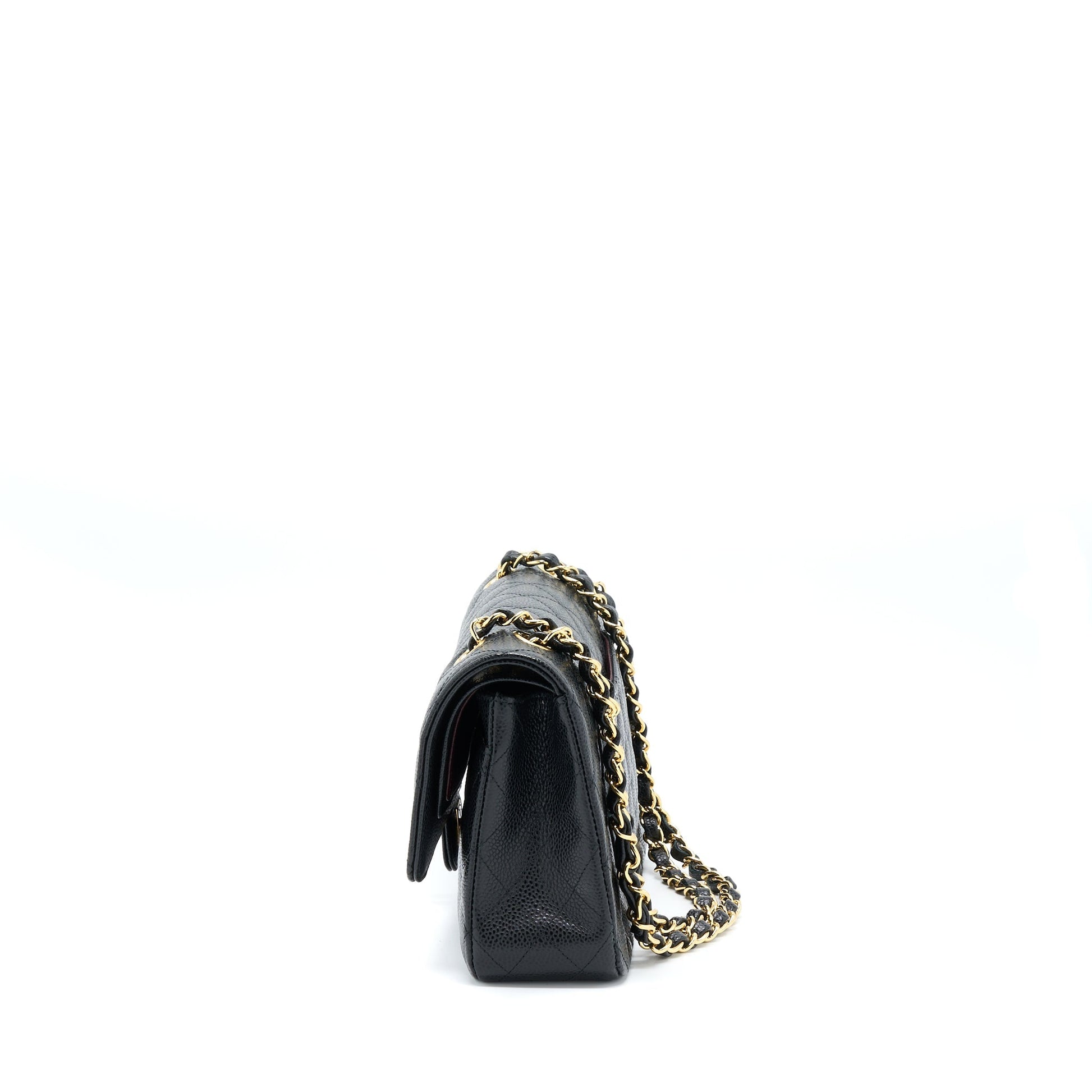 Chanel Classic Flap Caviar GHW Black Shoulder Bag Ghw 3
