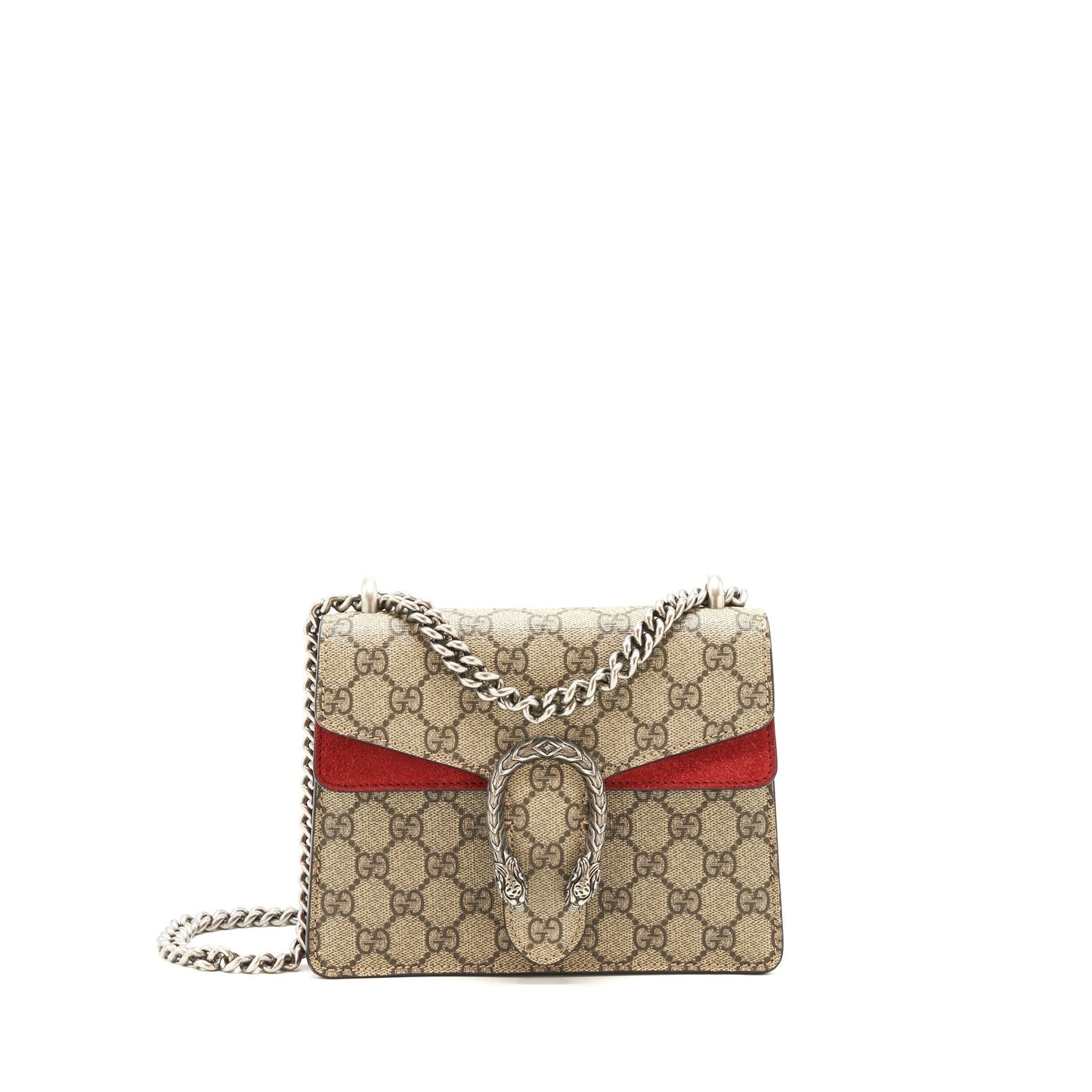 Gucci Dionysus Supreme Bag Red Mini Travel Bag