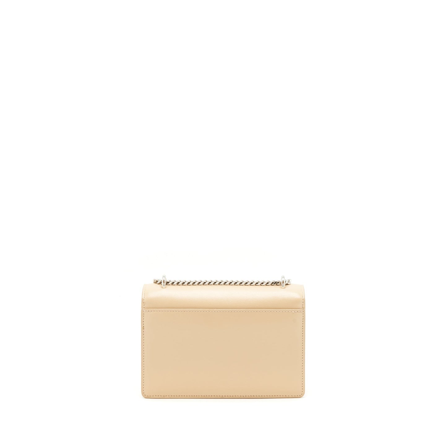 YSL Saint Laurent Saint Laurent Sunset Calfskin Travel Bag Beige Mini