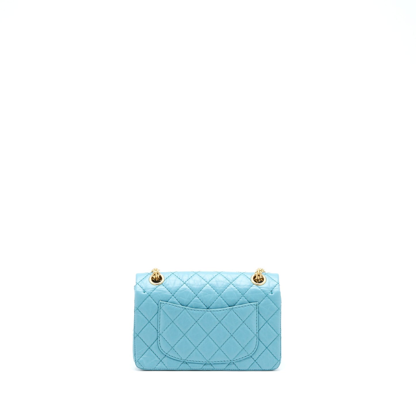 Chanel 2.55 Reissue Flap Aged Calfskin Light Blue Shoulder Bag