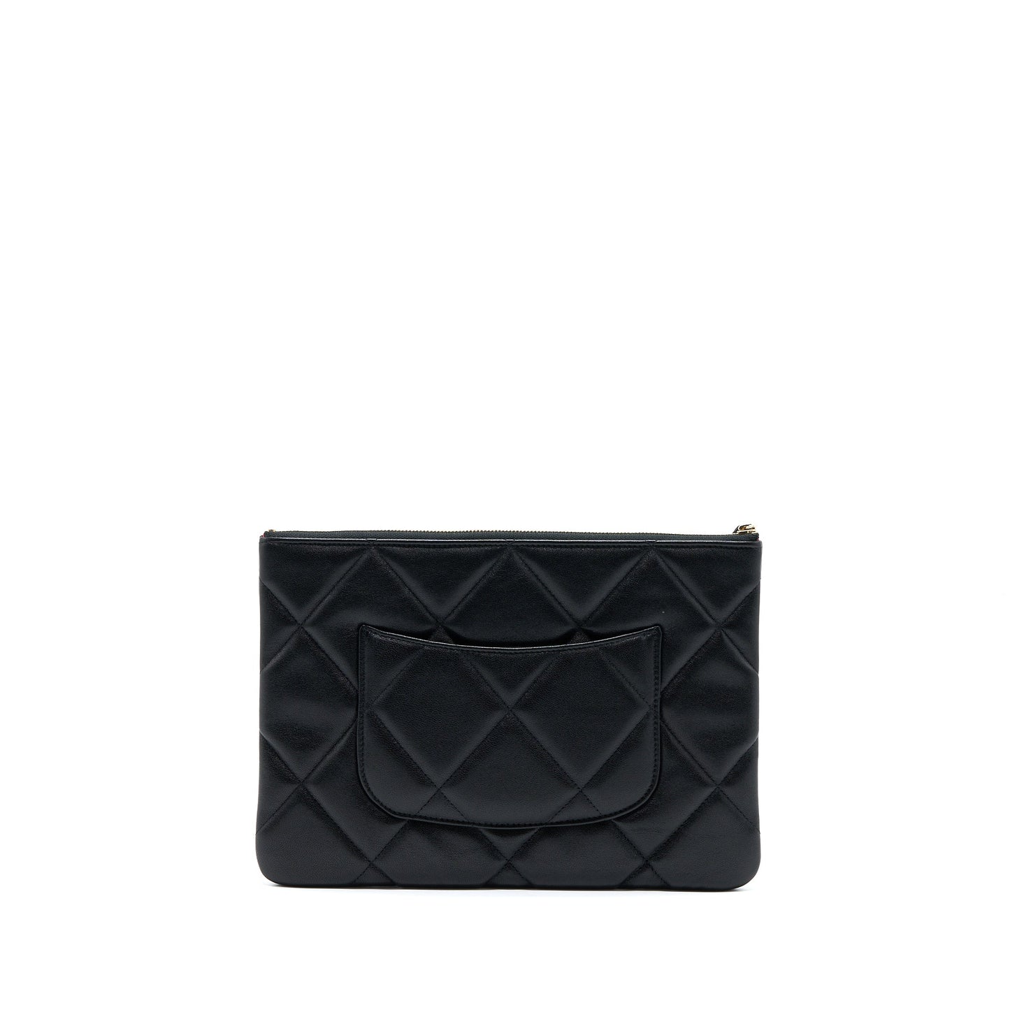 Chanel 19 Lambskin GHW Multicolour Black Clutch Bag
