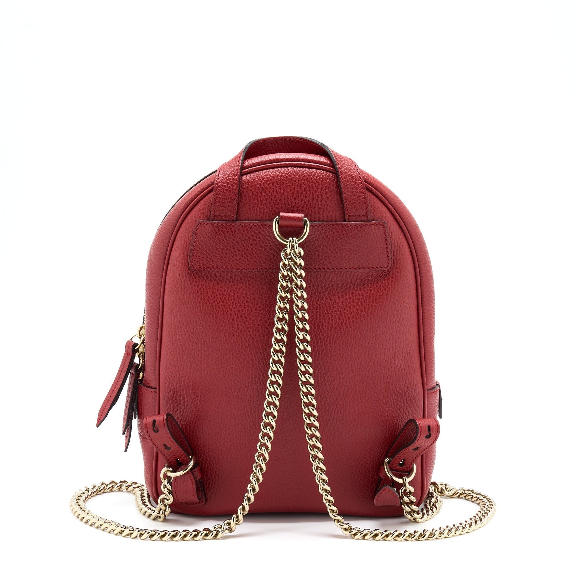 Gucci Soho Backpack Red Chain