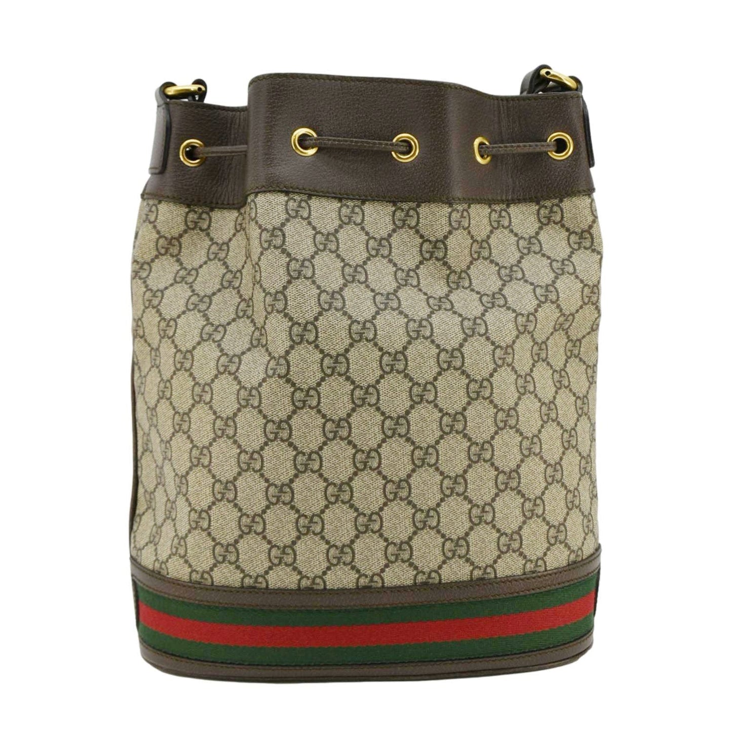 Gucci Ophidia Supreme Bag Canvas Beige Shoulder Bag