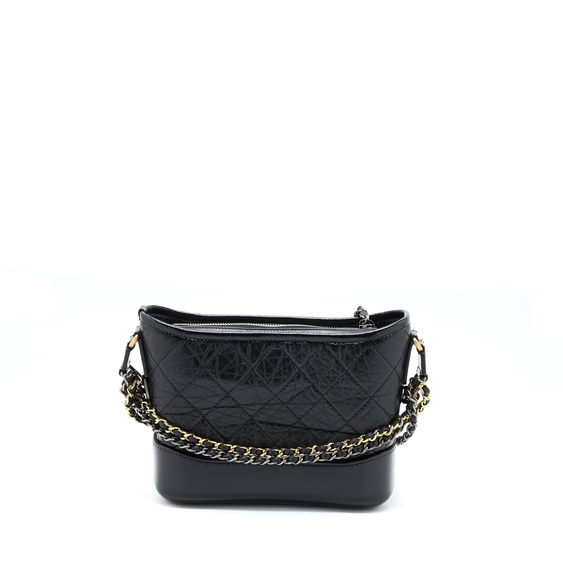 Chanel Gabrielle Hobo Hardware Microchip Multicolour Black Small Shoulder Bag