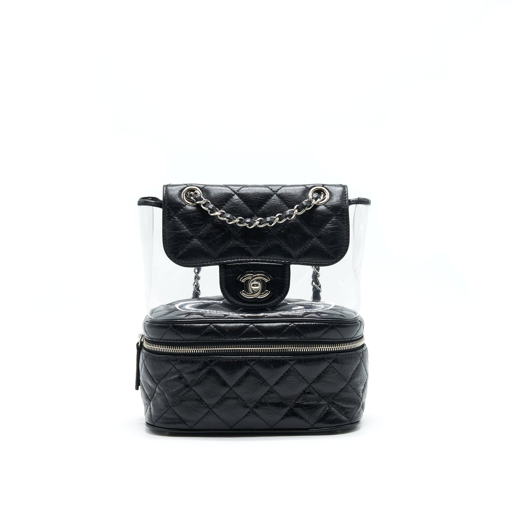 Chanel Transparent BackPack PVC/ Leather backpack
