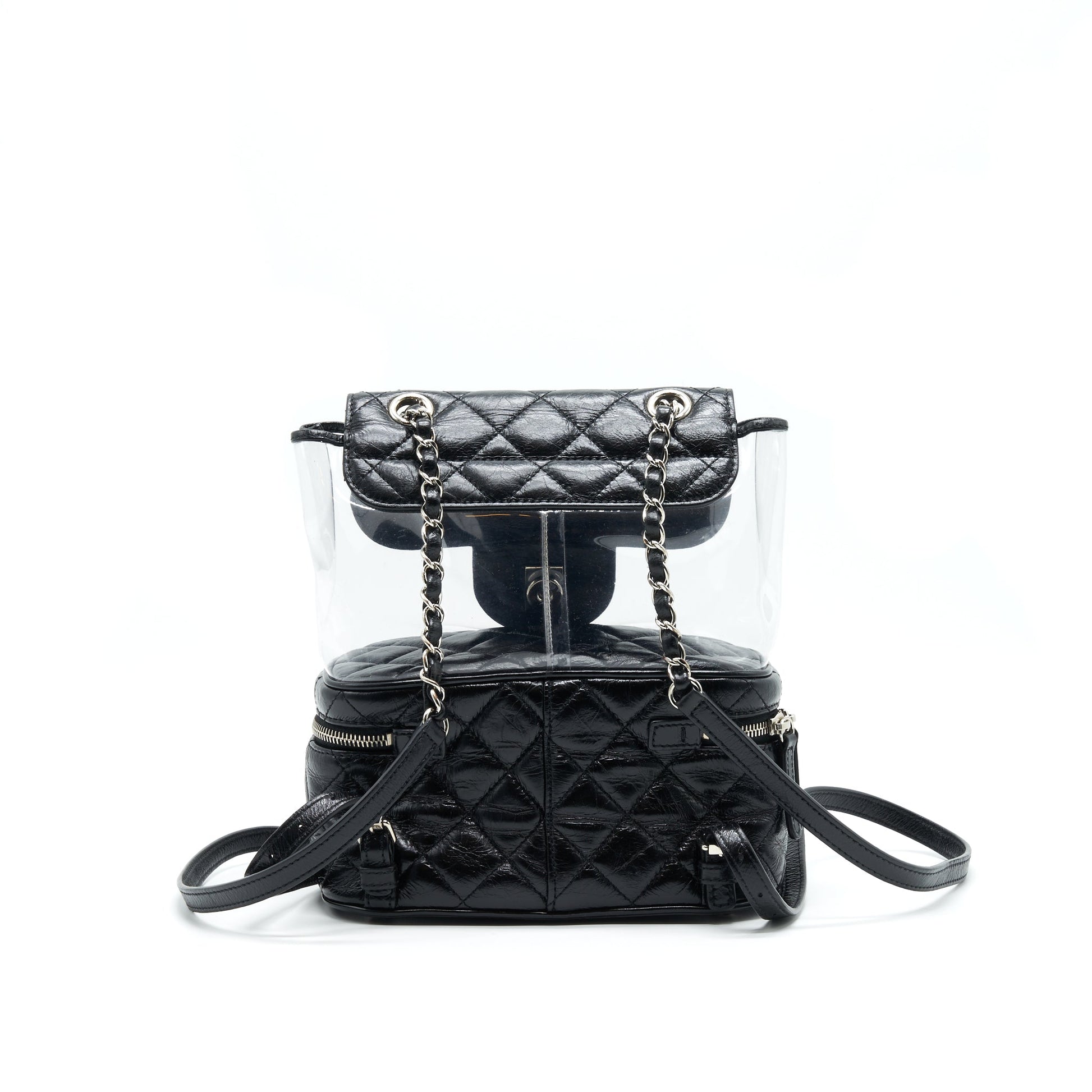 Chanel Transparent BackPack PVC/ Leather backpack