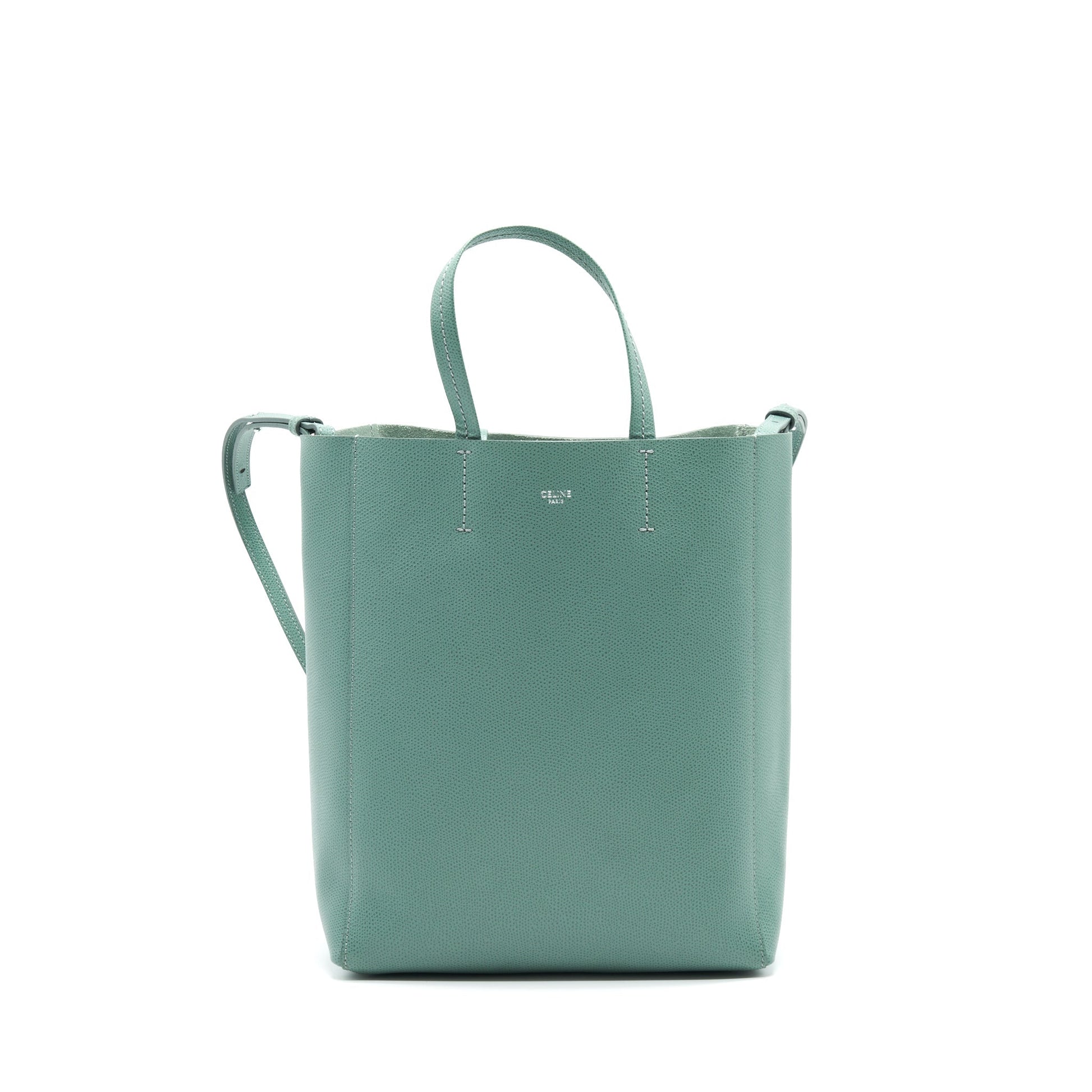 Celine Vertical Purse Deep Mint Handbag Small Bucket Bucket Bag
