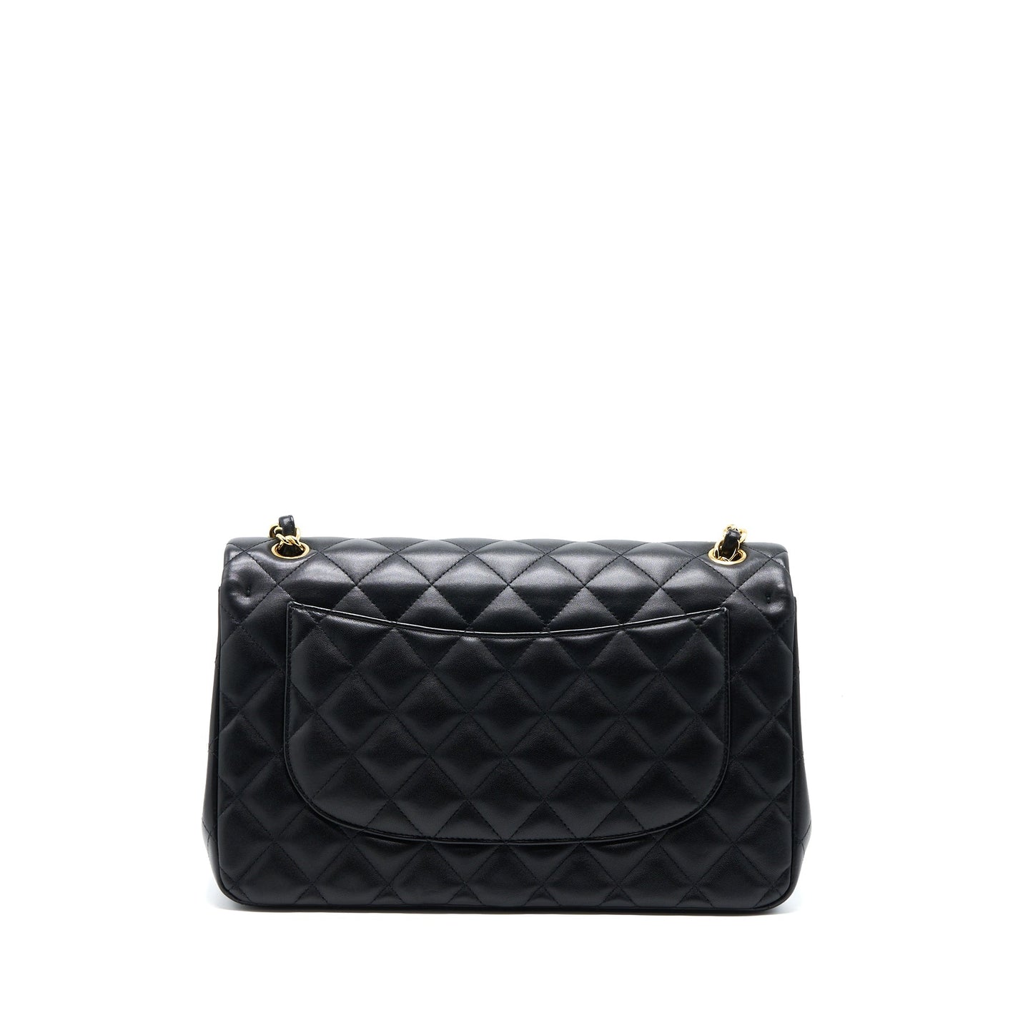 Chanel Jumbo Classic Double Flap Lambskin GHW Black Shoulder Bag Ghw 1