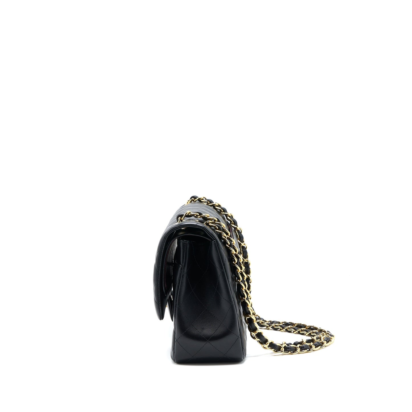 Chanel Jumbo Classic Double Flap Lambskin GHW Black Shoulder Bag Ghw 1