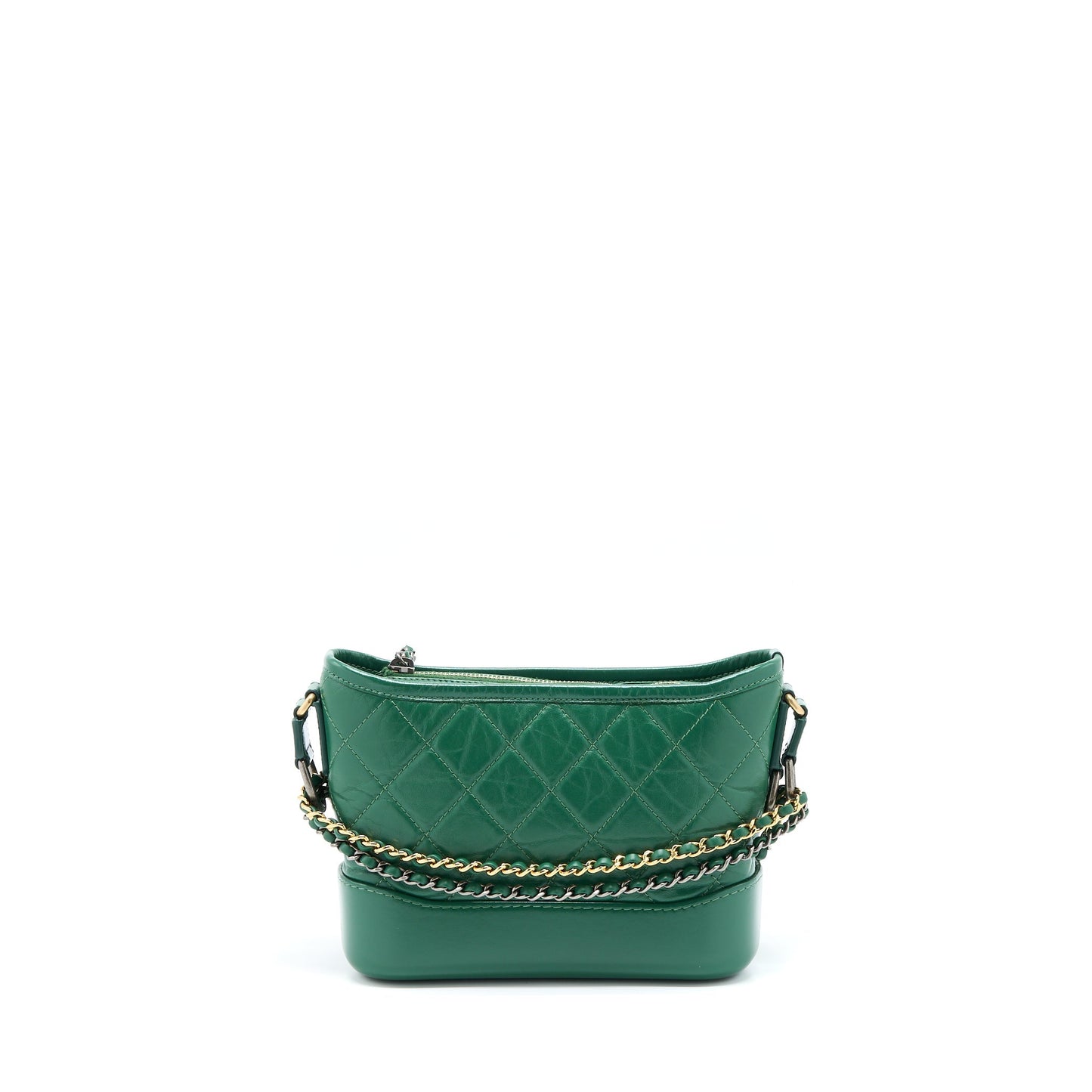 Chanel Gabrielle Hobo Hardware Multicolour Green Small Shoulder Bag