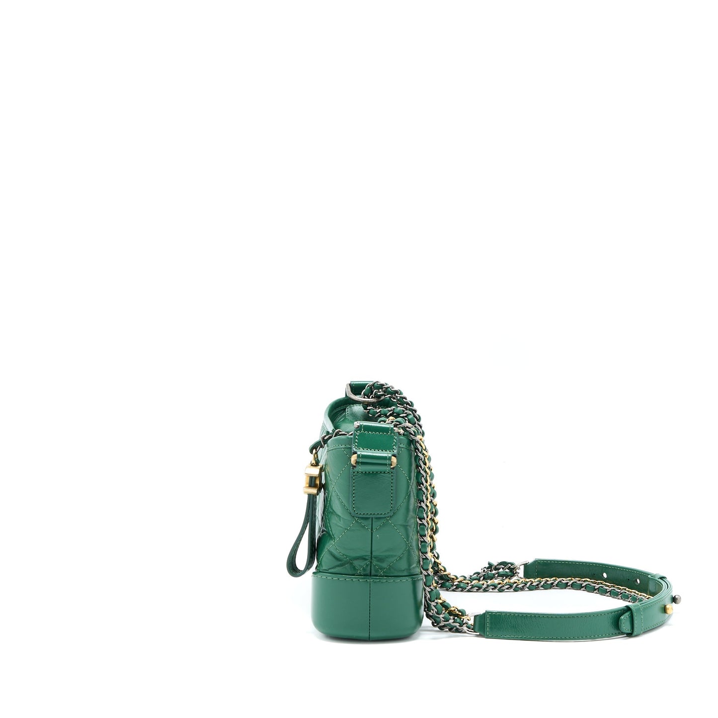 Chanel Gabrielle Hobo Hardware Multicolour Green Small Shoulder Bag