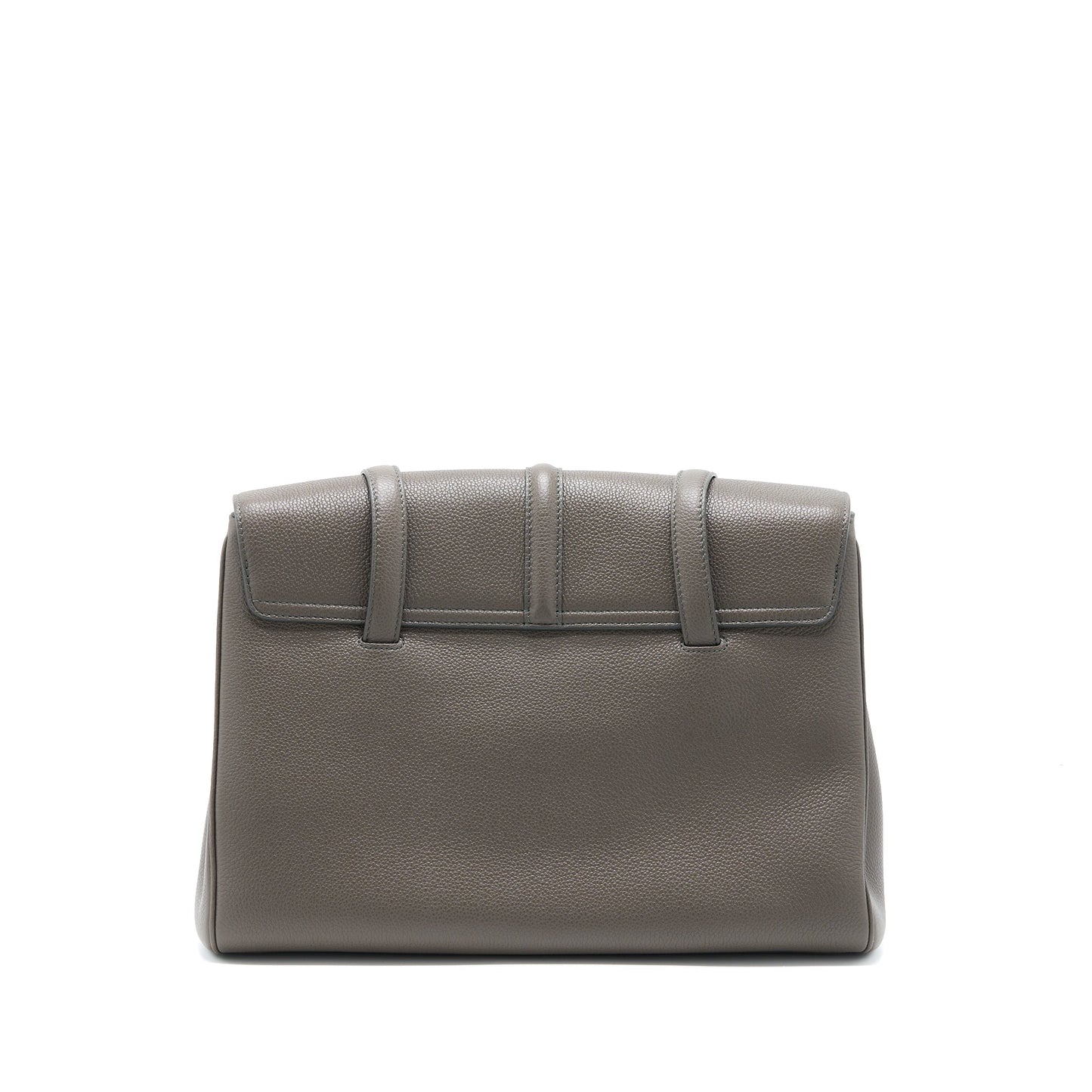 Celine Soft Purse Grained Calfskin Dark Grey Handbag Medium Travel Bag