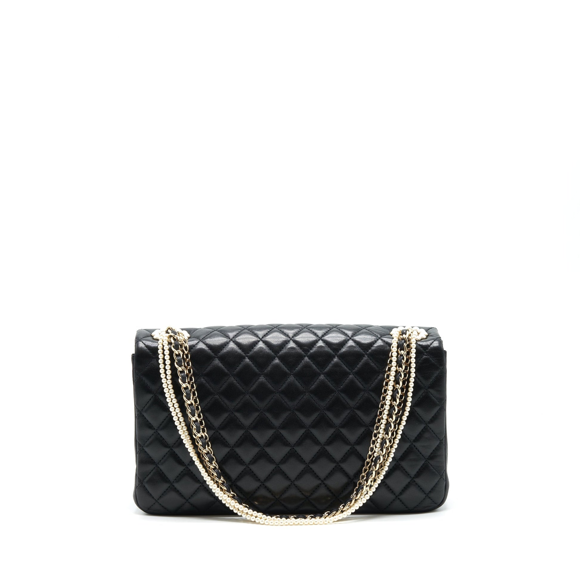 Chanel Westminster Pearl Lambskin SHW Black Shoulder Bag