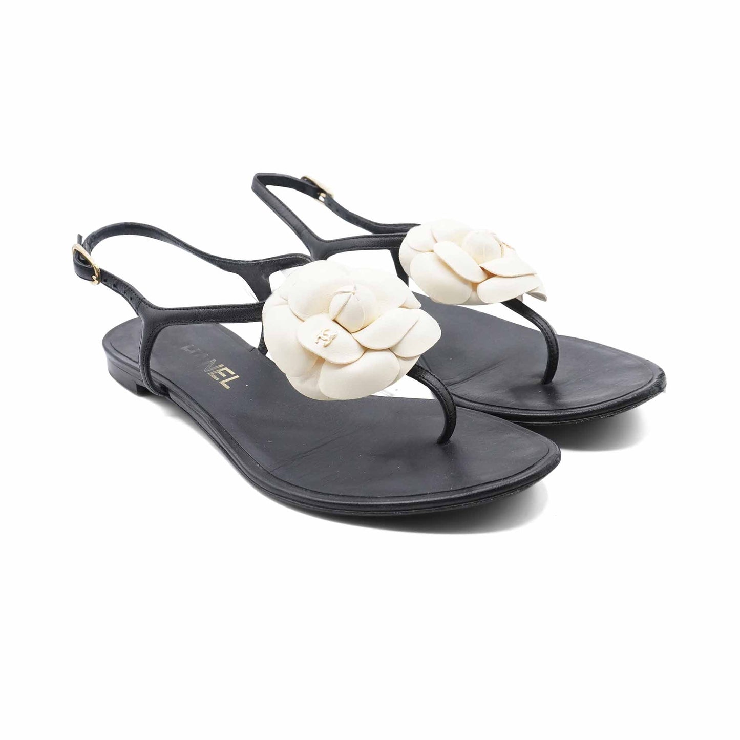 Chanel 'camellia' Sandals Women's 36.5