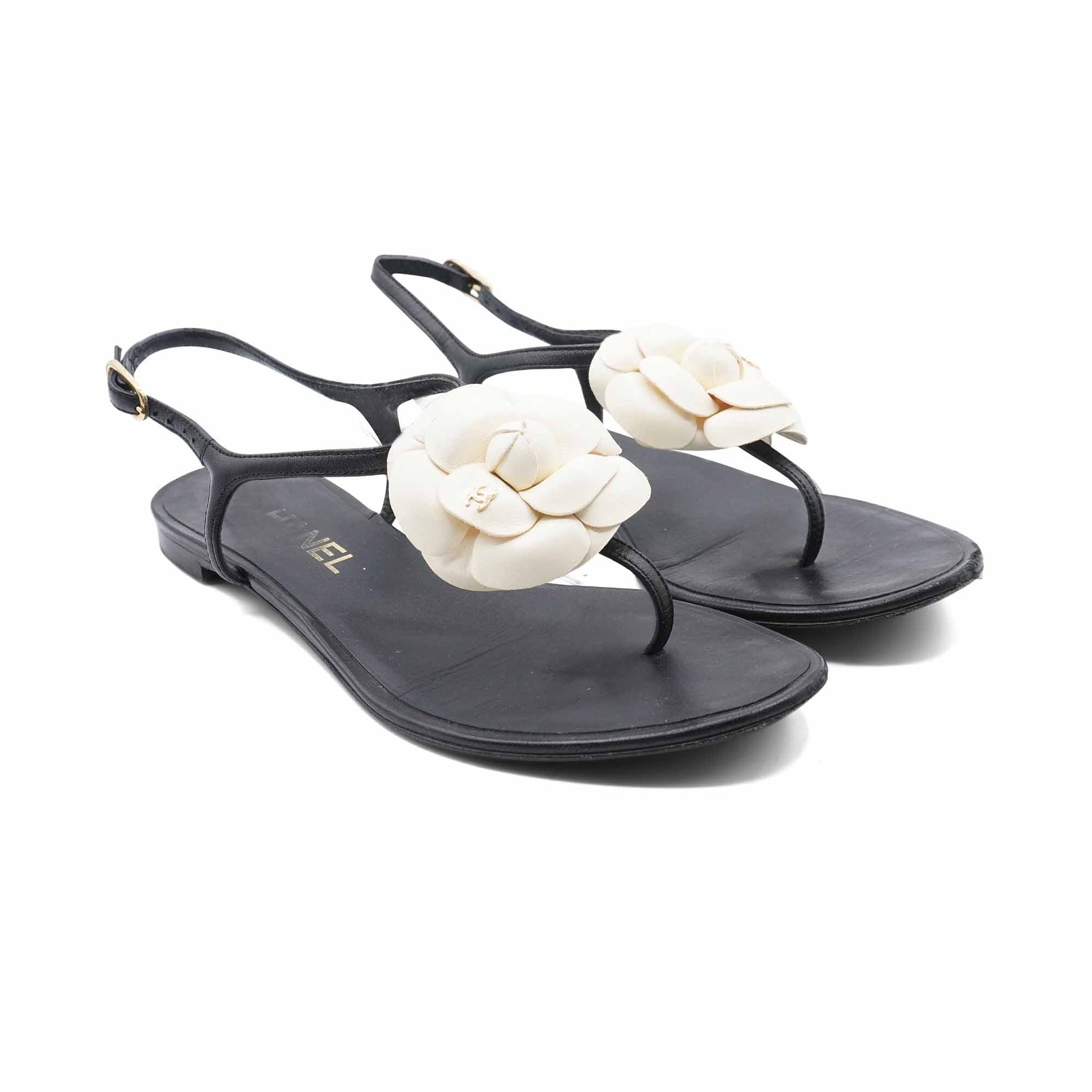 Chanel 'camellia' Sandals Women's 36.5