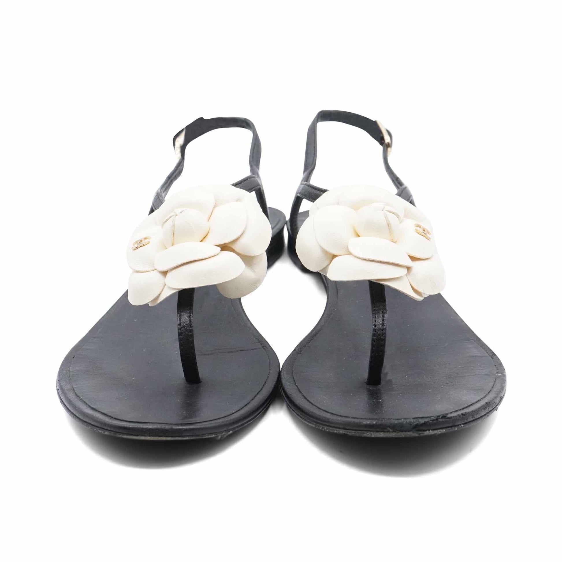 Chanel 'camellia' Sandals Women's 36.5