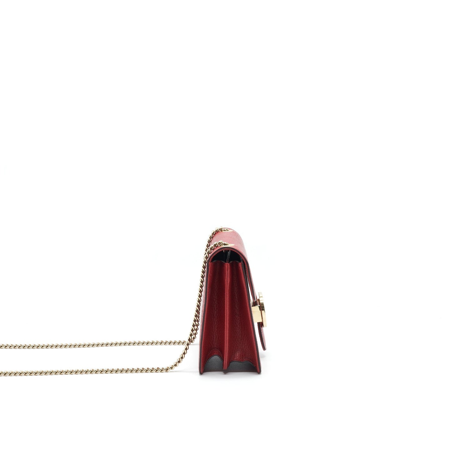 Gucci Interlocking Crossbody Bag With Red Small