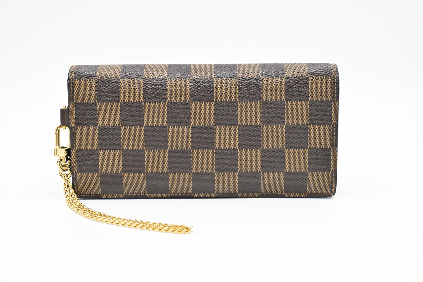 Louis Vuitton Accordion Ebene Damier Canvas Wallet Case