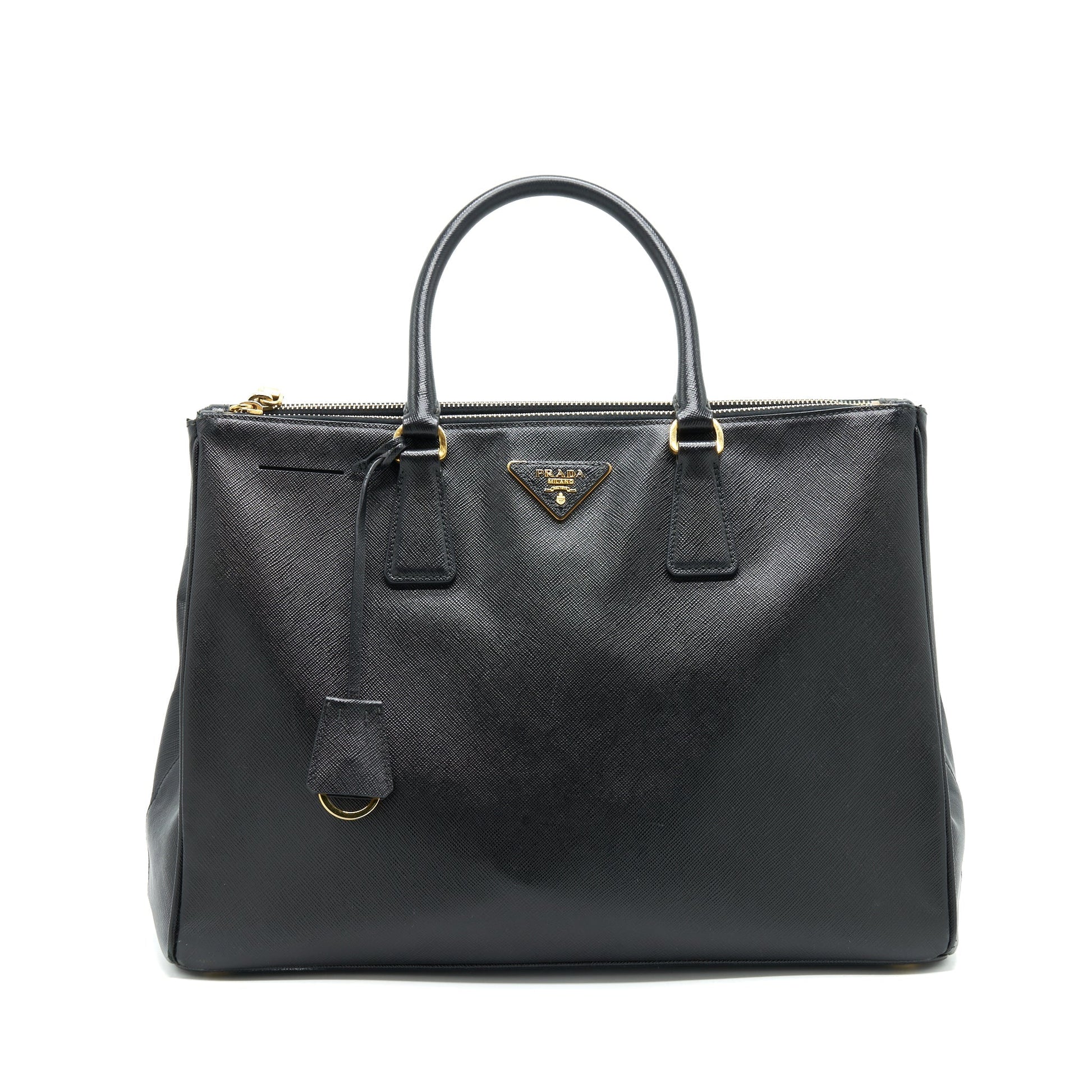 Prada Saffiano Tote In Handbag Black Large Tote Bag