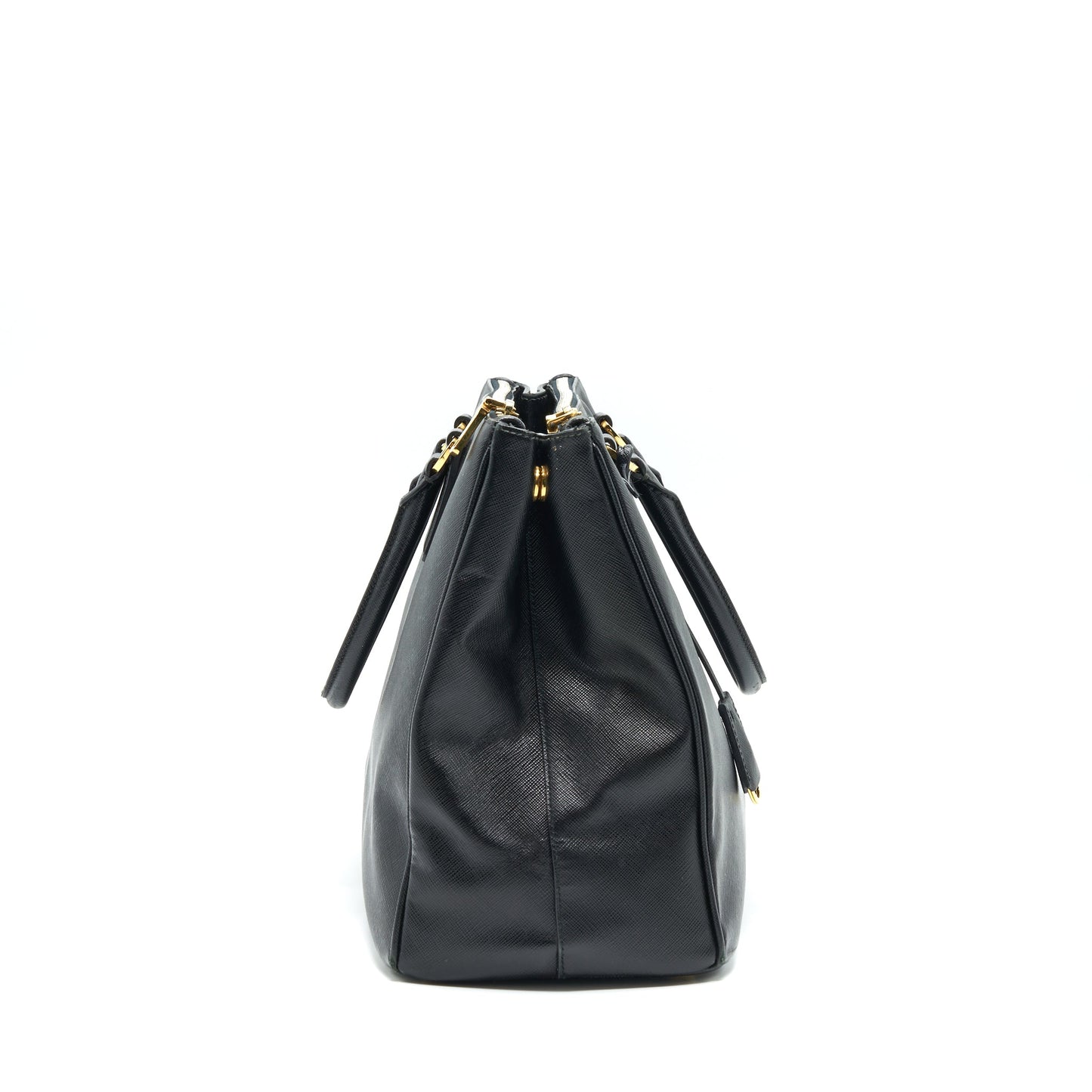 Prada Saffiano Tote In Handbag Black Large Tote Bag