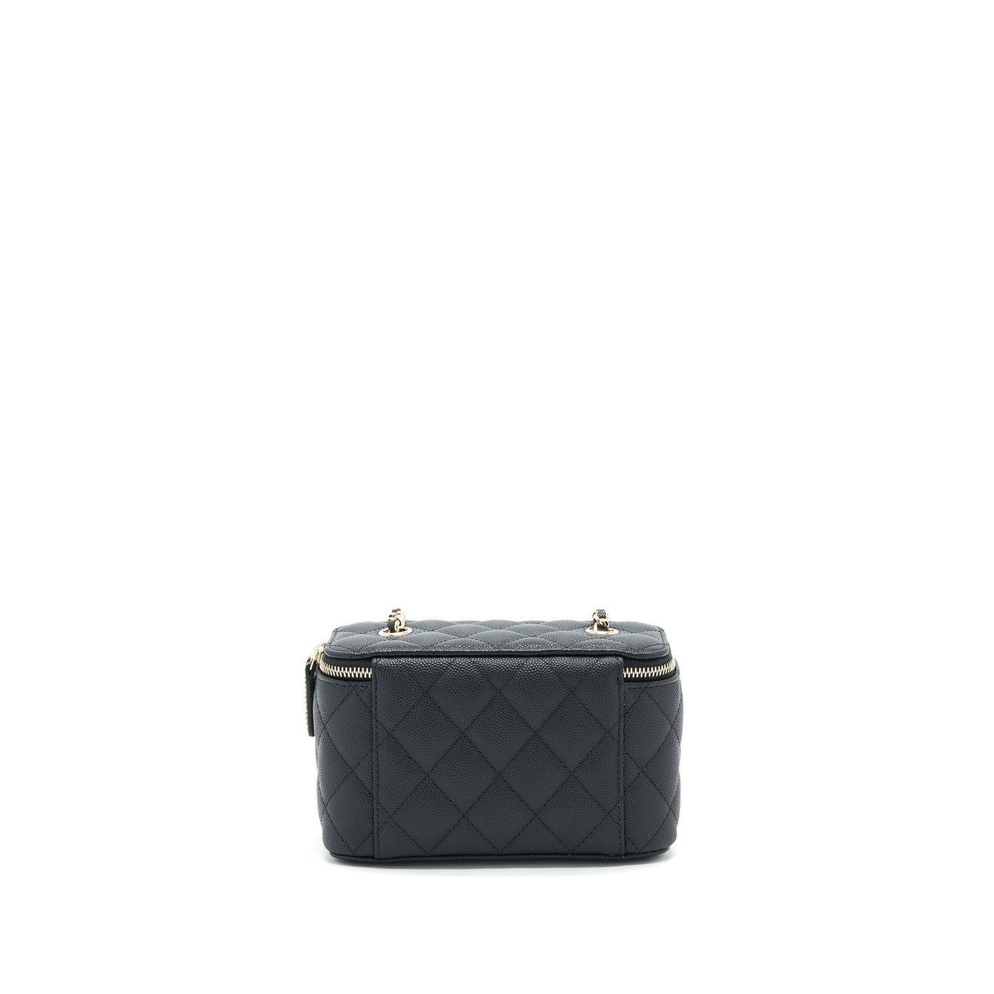 Chanel 22C Long Vanity Caviar LGHW Black Handbag