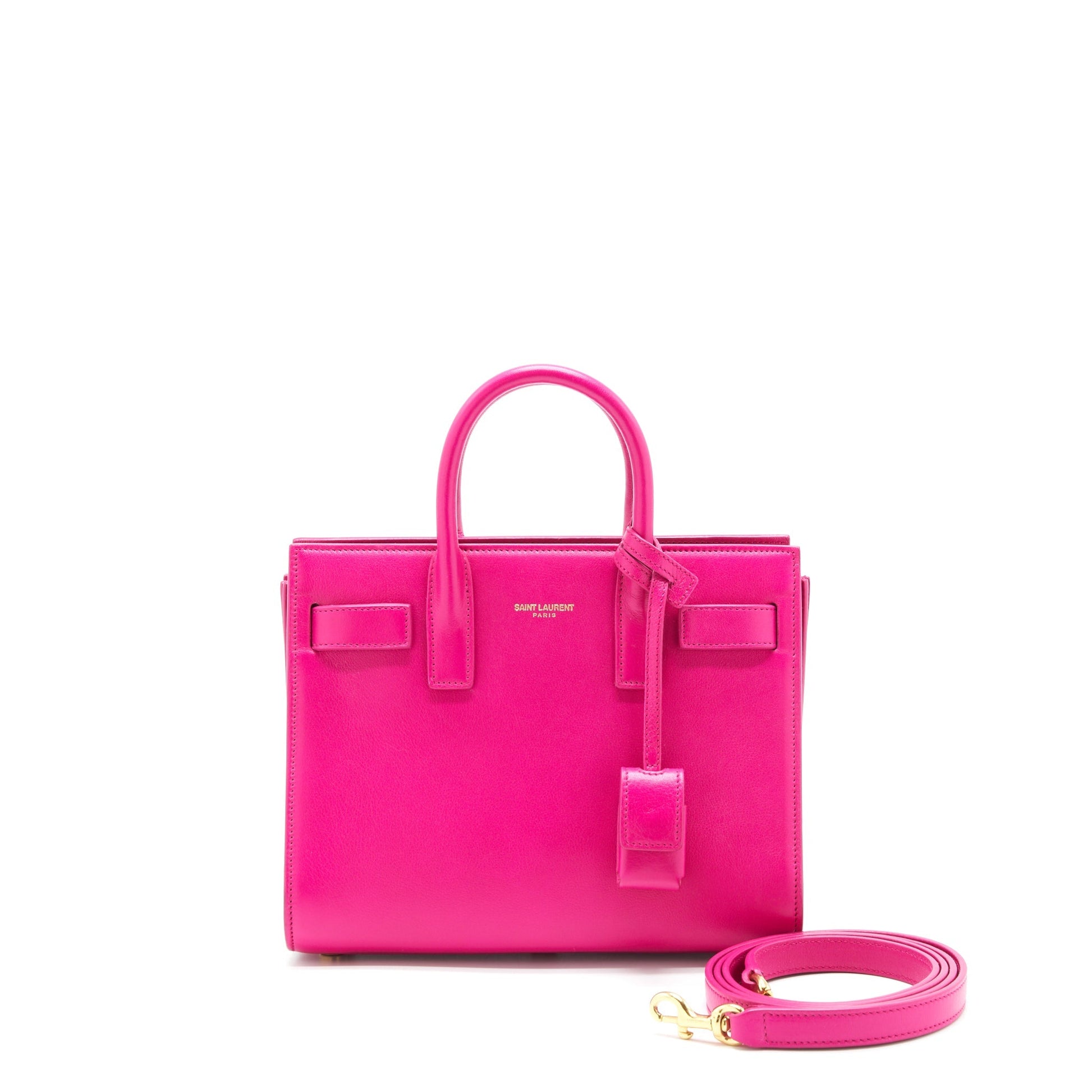 YSL Saint Laurent Saint Laurent Sac De Jour Nano Travel Pink Travel Bag