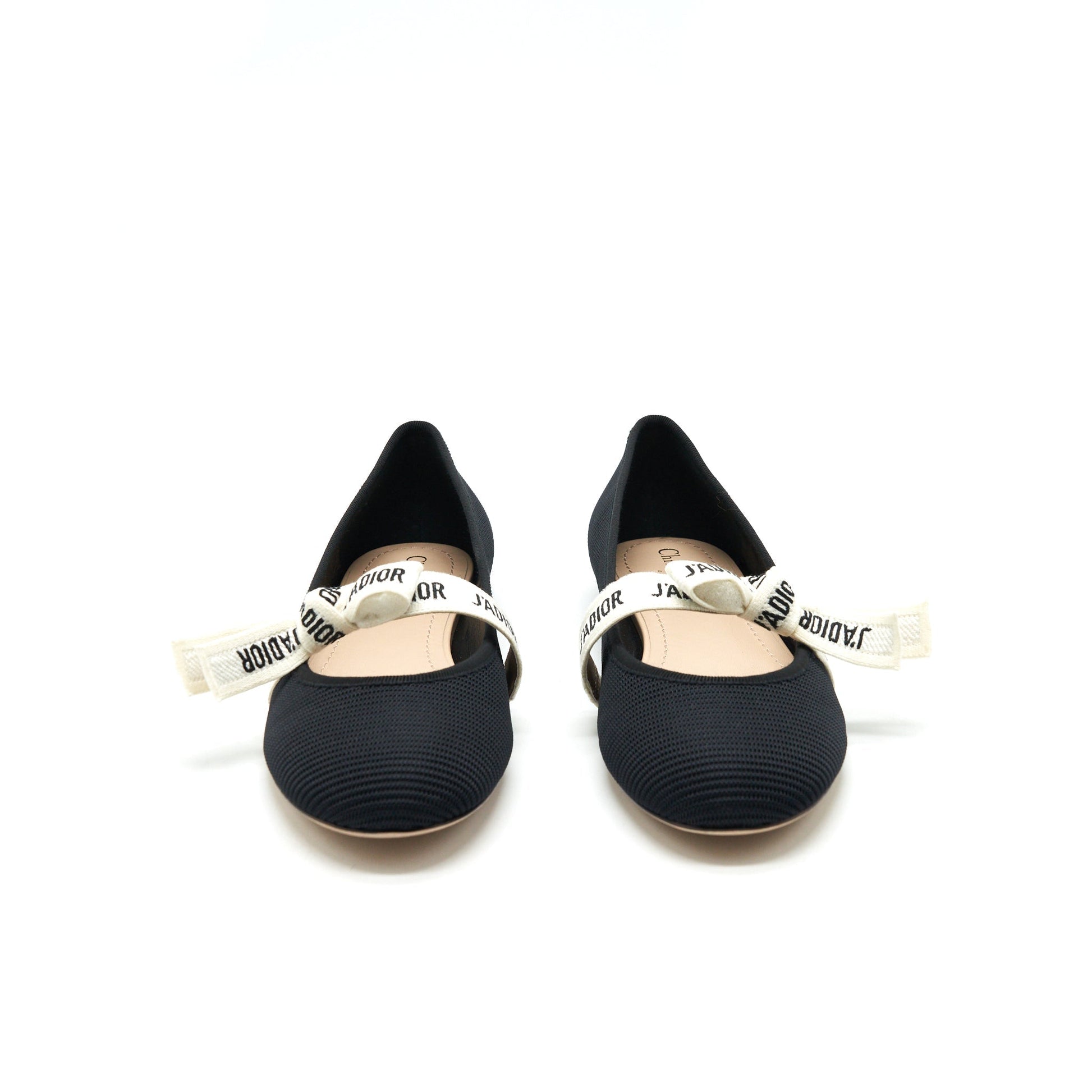 Dior Size Miss J'A Ballet Flat Handbag Black Shoes