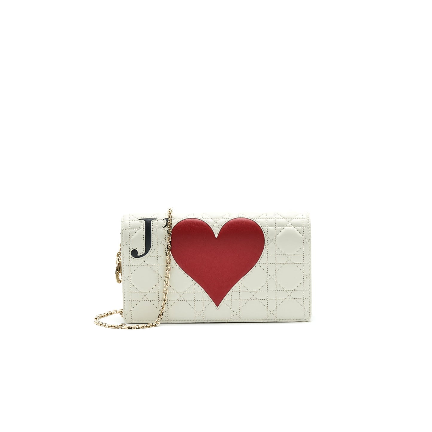 Dior J'A Love Lady Pouch With Handbag Chain Travel Bag