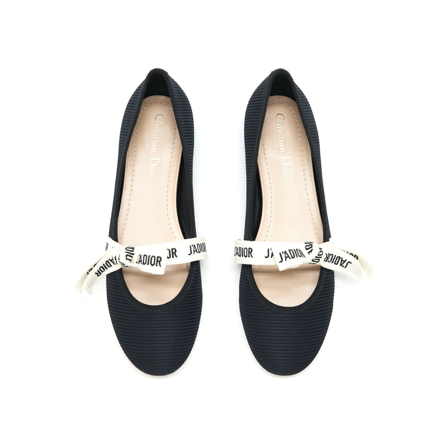 Dior Size Miss J'A Ballet Flat Handbag Black Shoes