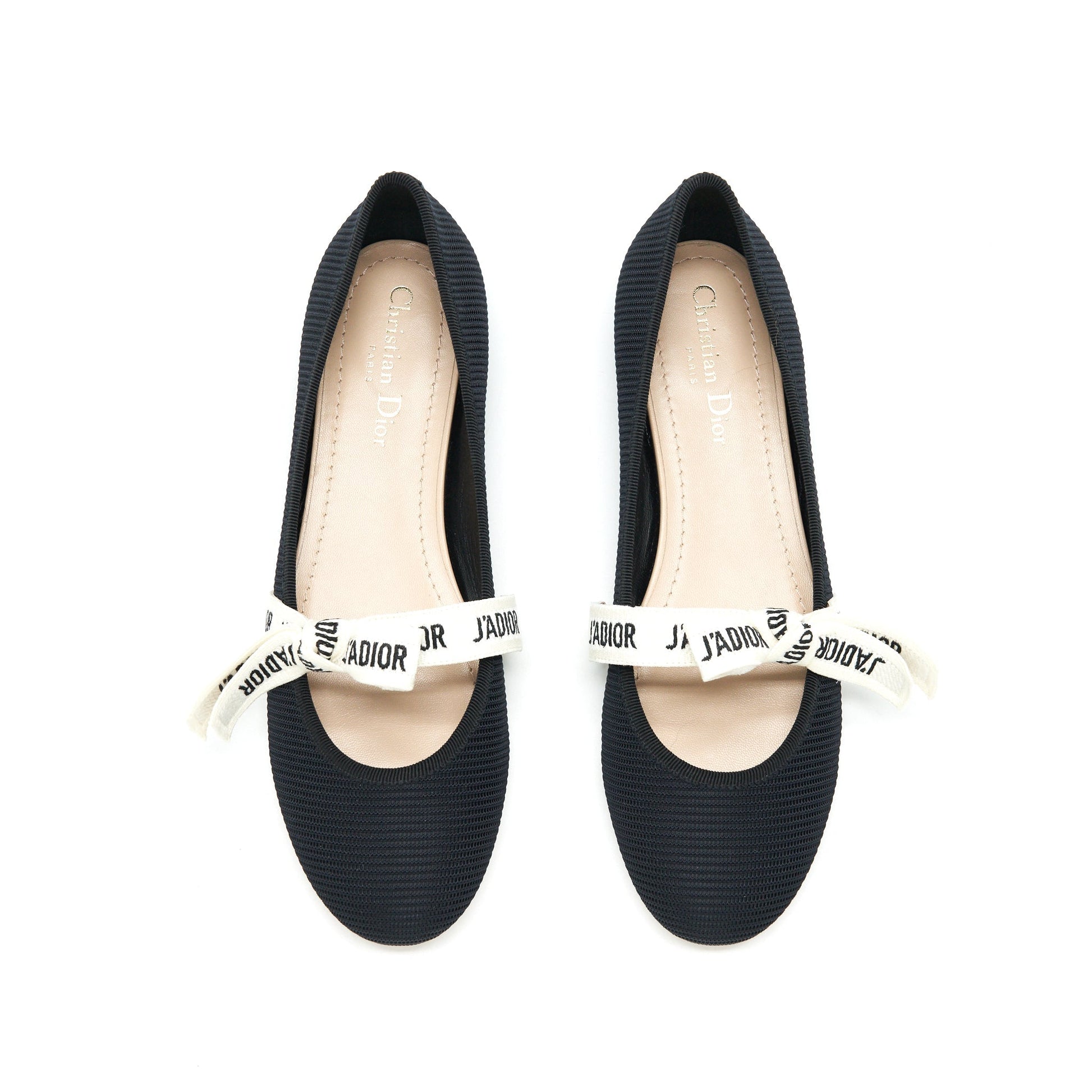Dior Size Miss J'A Ballet Flat Handbag Black Shoes
