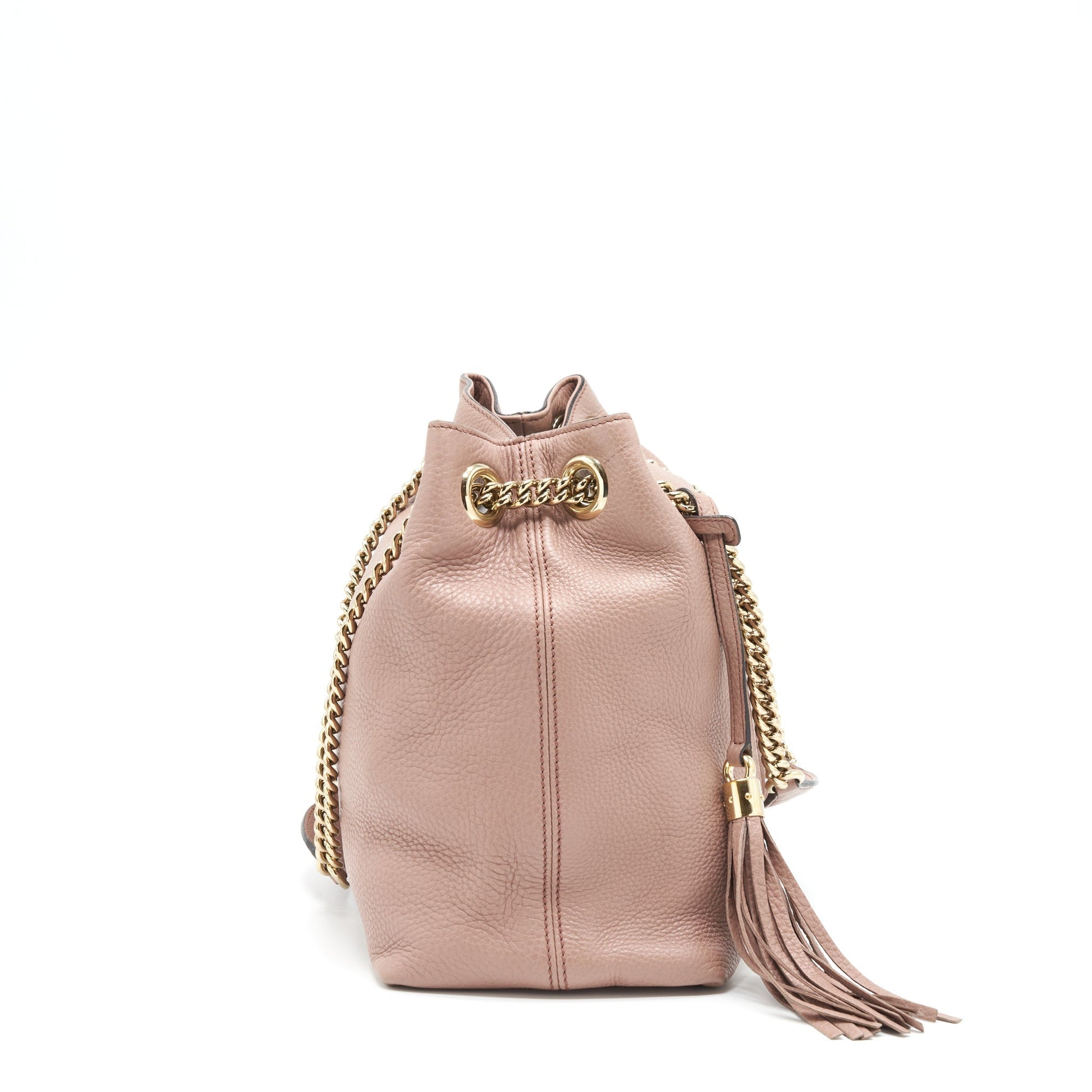 Gucci Soho Shoulder Bag Light Pink Chain