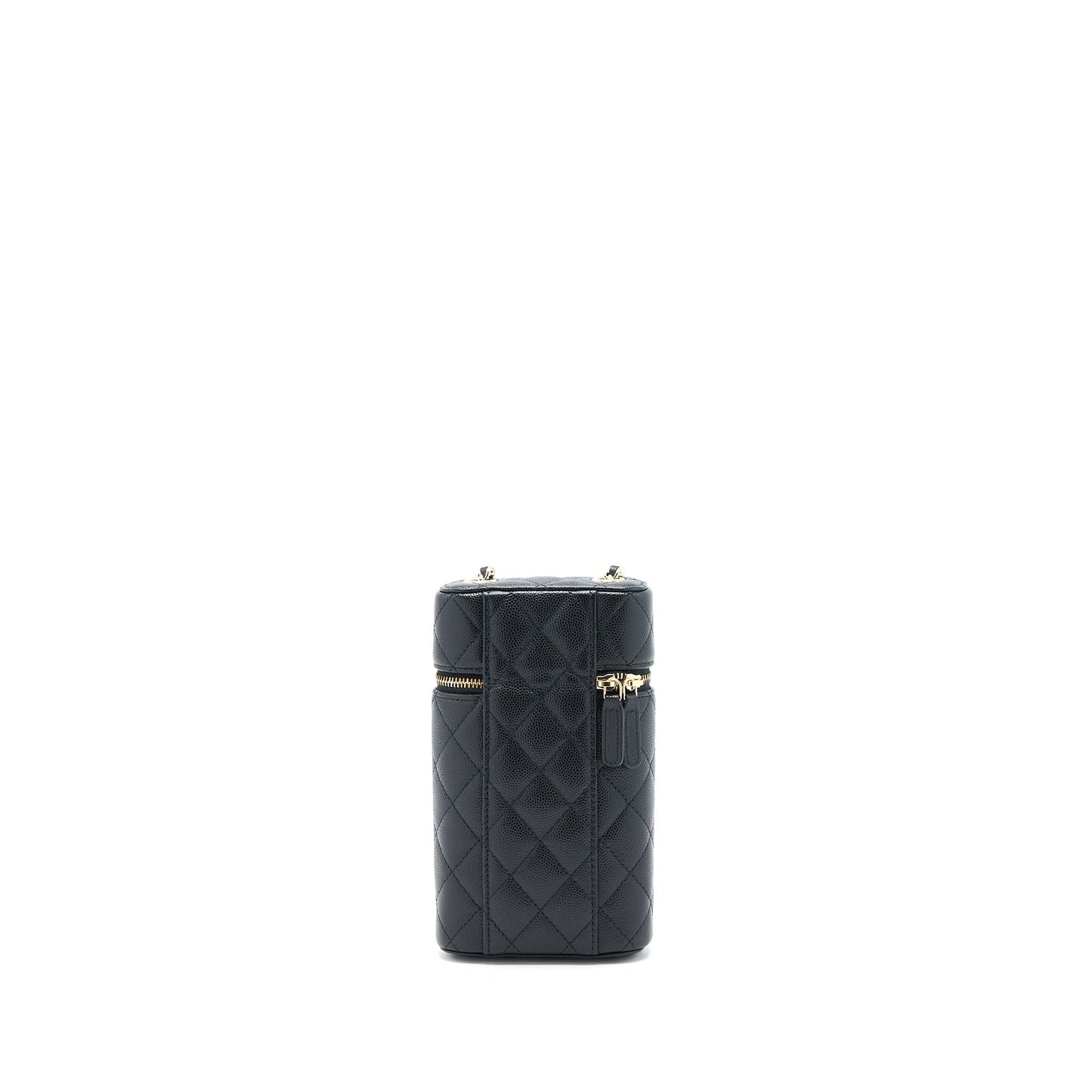 Chanel Vanity Phone Holder Caviar LGHW Black Handbag