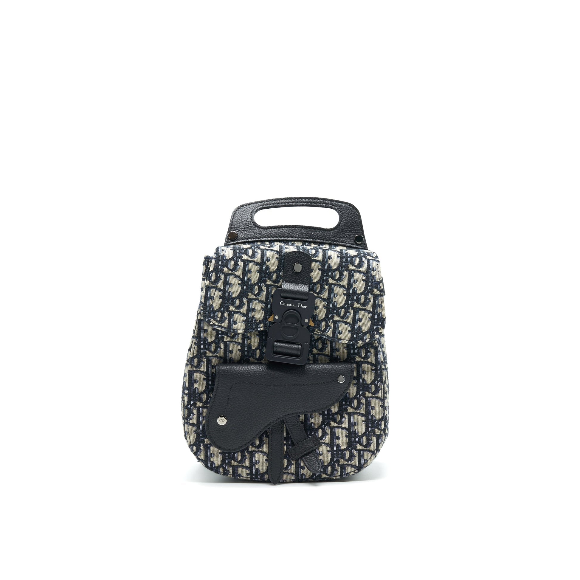 Dior Oblique Saddle Backpack Handbag