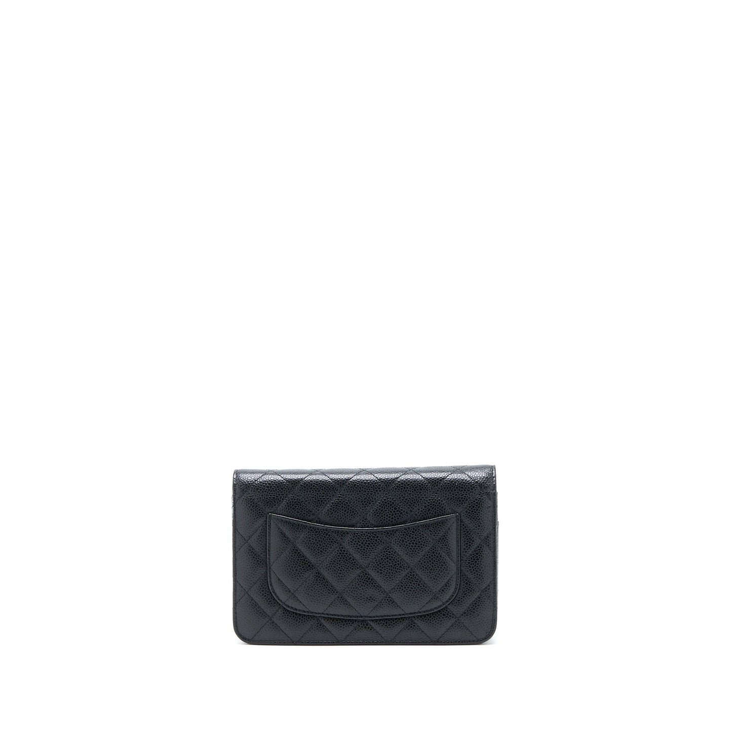 Chanel Classic On Caviar GHW Black Wallet Case Ghw 11
