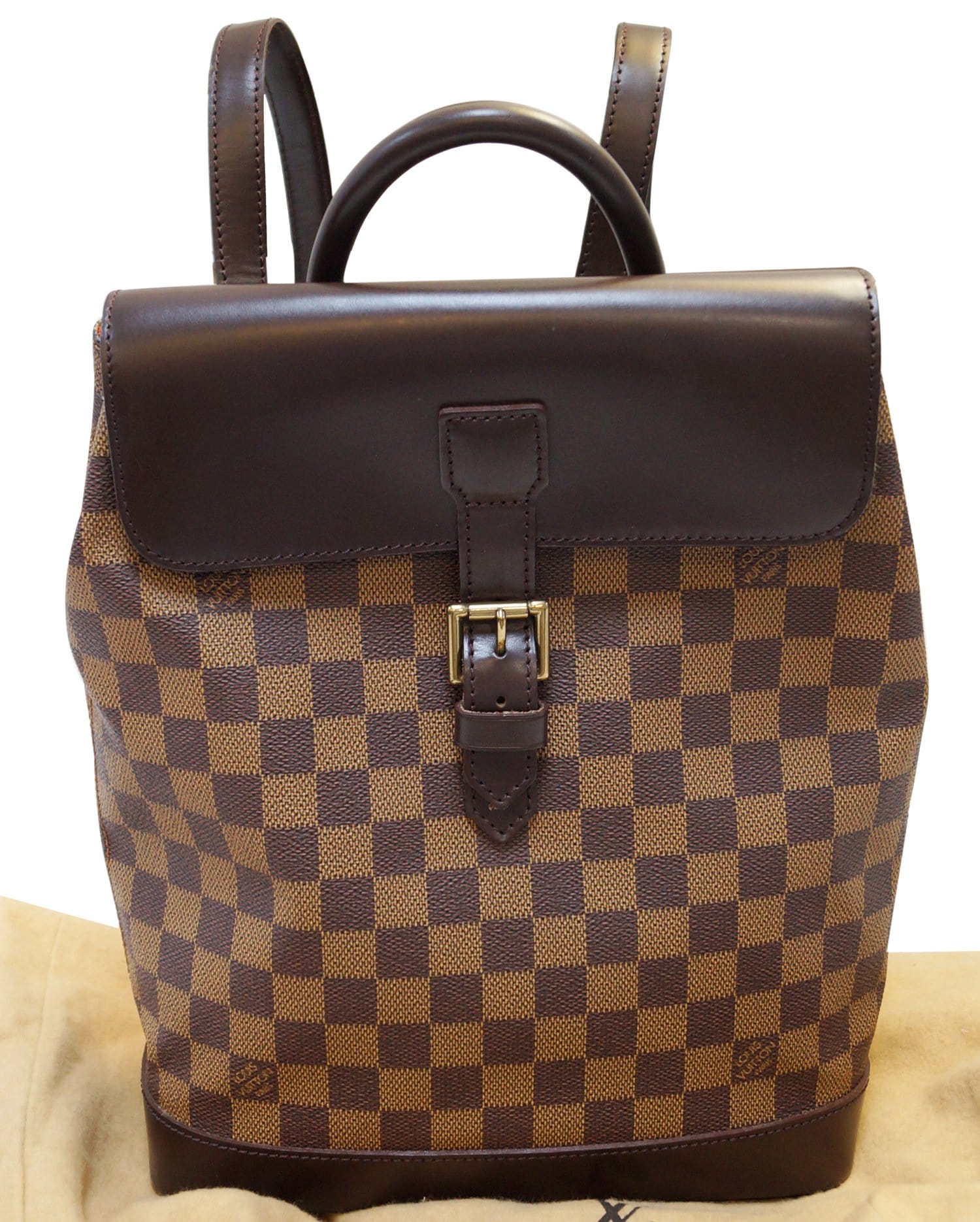Louis Damier Ebene Soho Backpack Bag