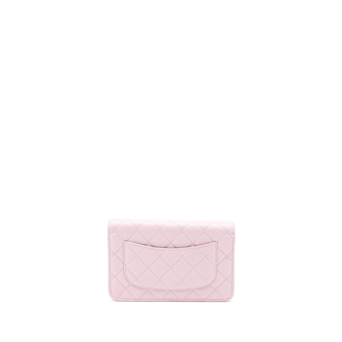 Chanel Classic On Caviar Light LGHW Pink Wallet Case