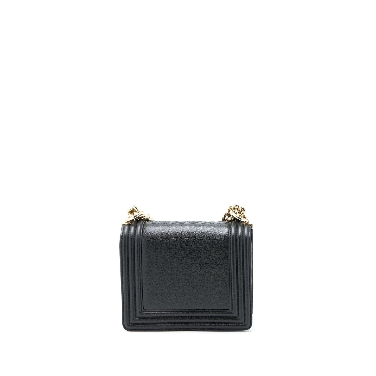 Chanel Boy Calfskin LGHW Microchip Black Mini Bag