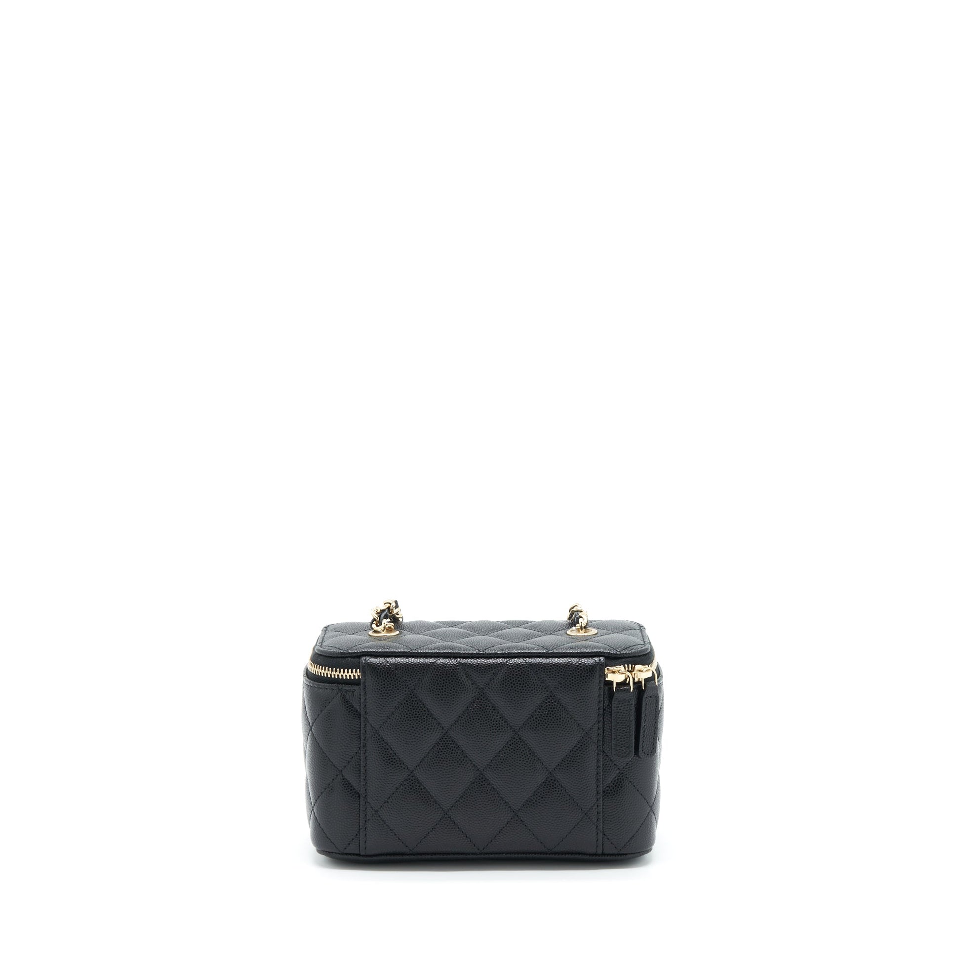 Chanel 22S Long Vanity Caviar LGHW Black Handbag