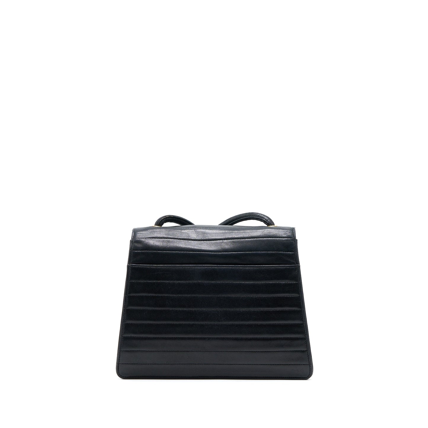 Chanel Kelly Flap Lambskin GHW Black Shoulder Bag