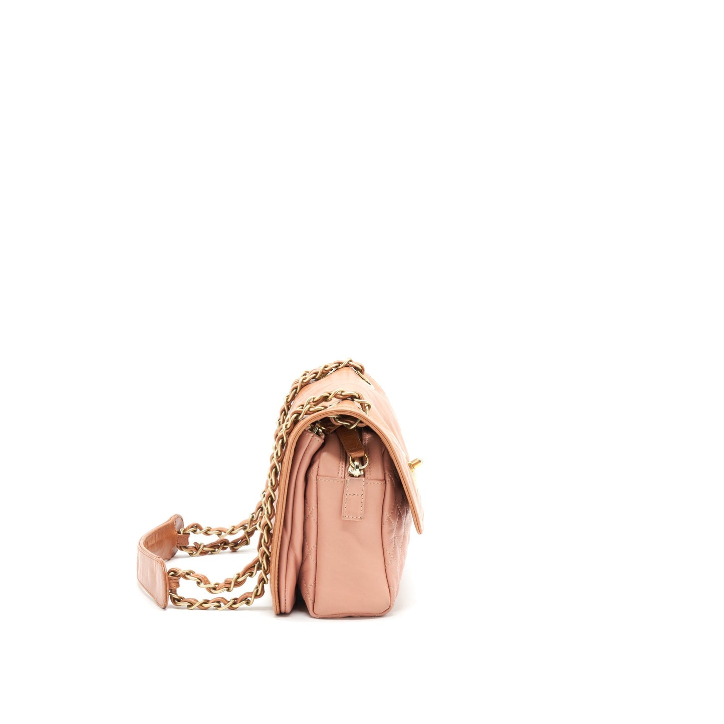 Chanel Quilted Flap Pink Shoulder Bag