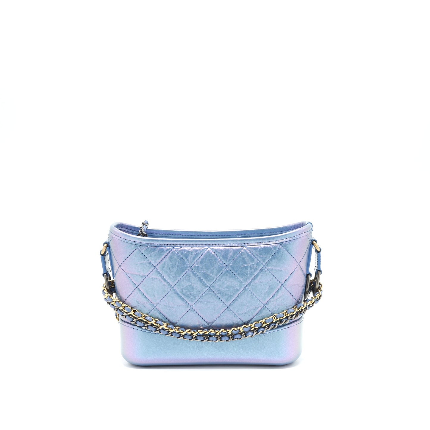 Chanel Gabrielle Hobo Iridescent Blue Small Shoulder Bag