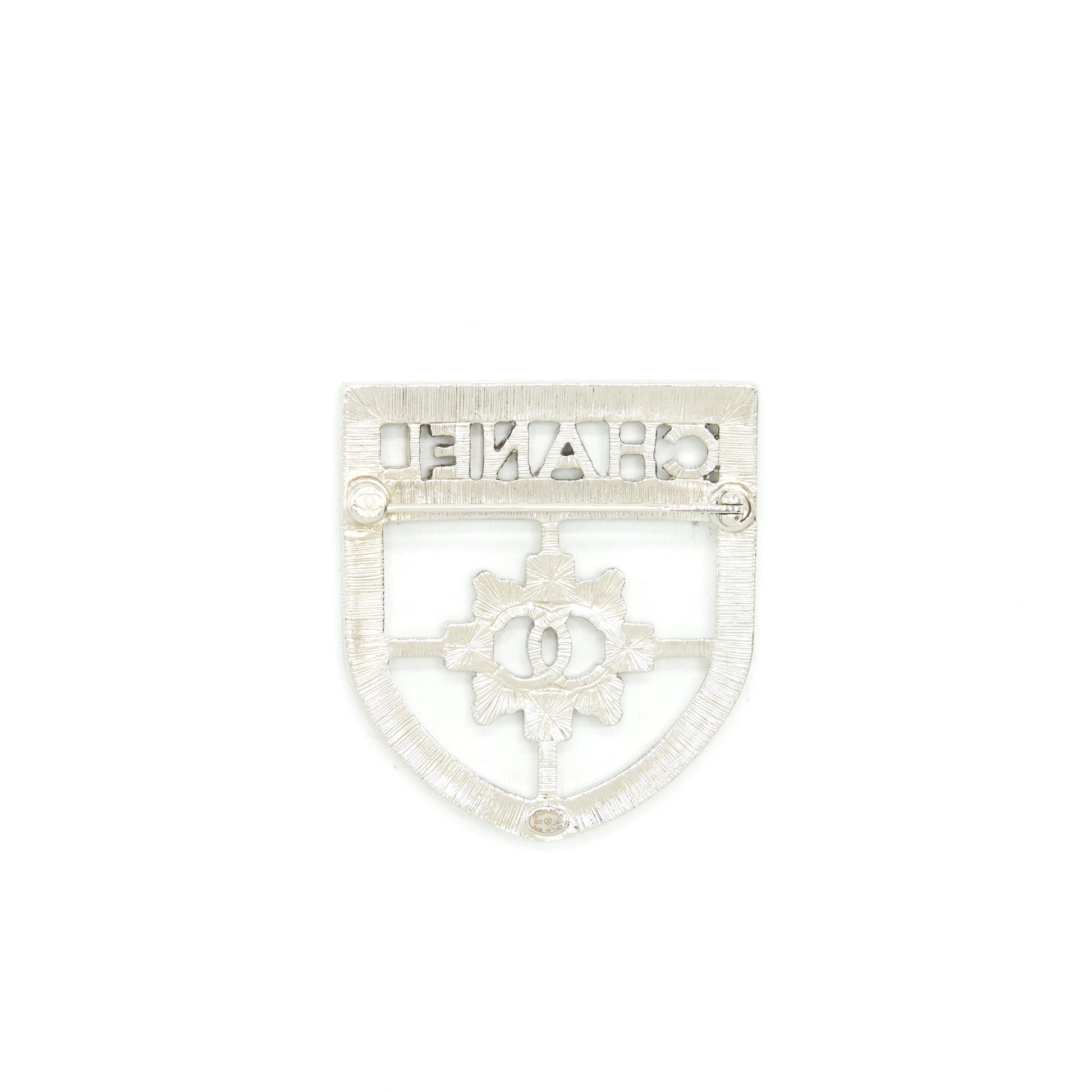 Chanel Brooch Crystal SHW Handbag
